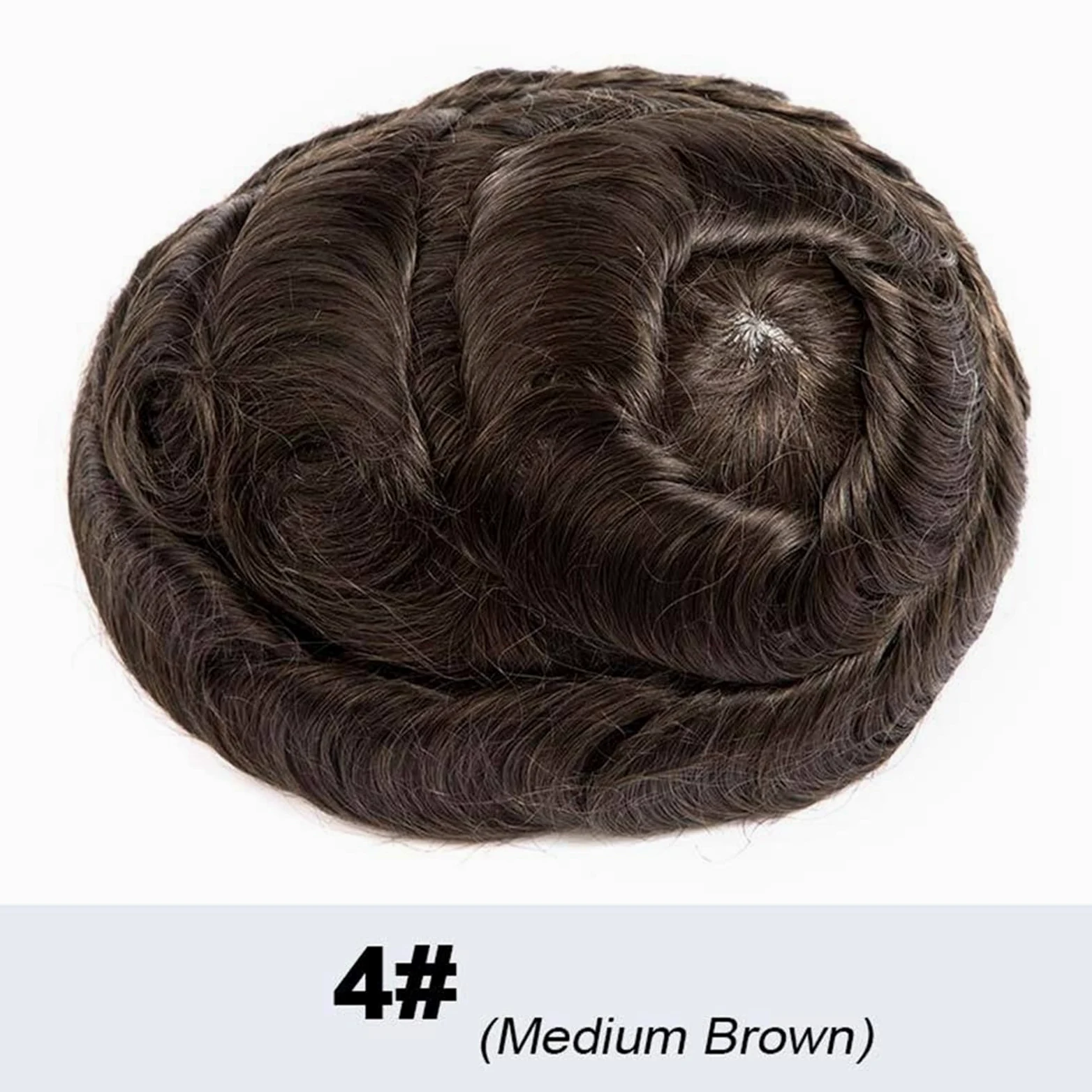 Mężczyźni Tupecik męski do wstrzykiwania cienkiej skóry PU All Poly Base System wymiany ludzkich włosów Fryzura(6x9)