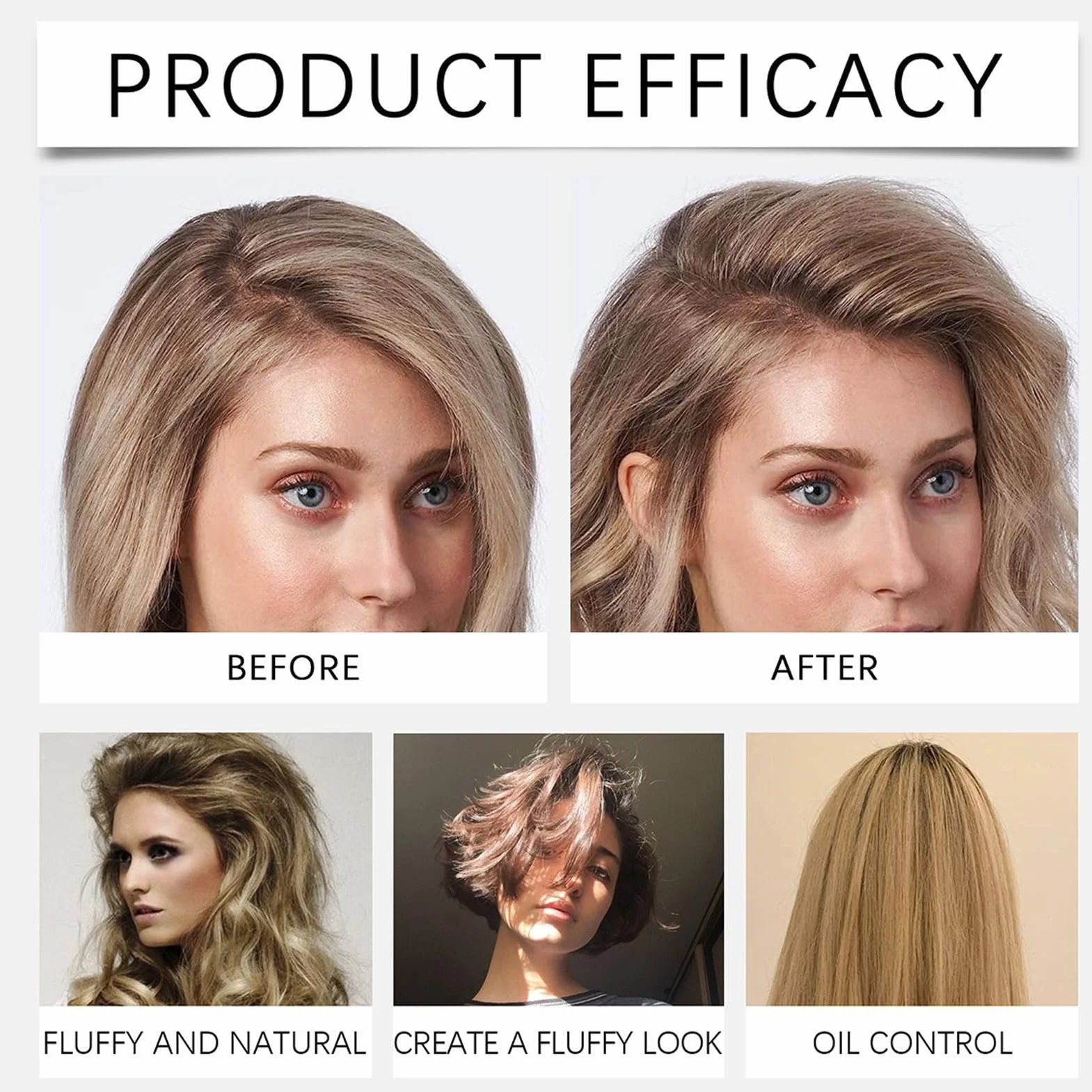 Volumizing Dry Shampoo w sprayu, odświeżający i nawilżający, suchy szampon, natychmiastowe zagęszczenie włosów, cieńszy szampon do włosów, do uzyskania odświeżającego, 150 ml