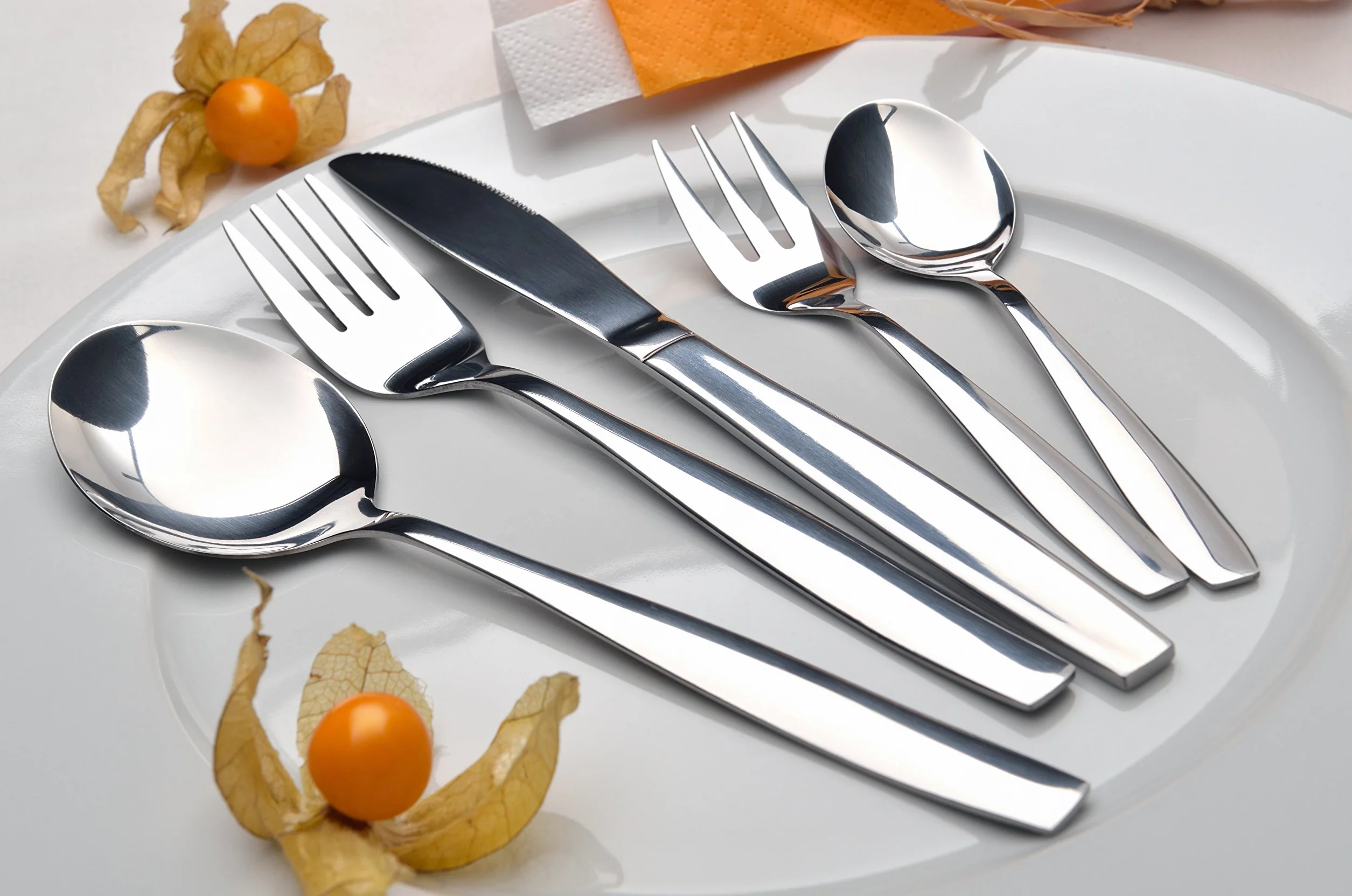Gräwe® Seria Königstein Widelczyki Do Ciasta Ze Stali Nierdzewnej Srebrne 12 Sztuk