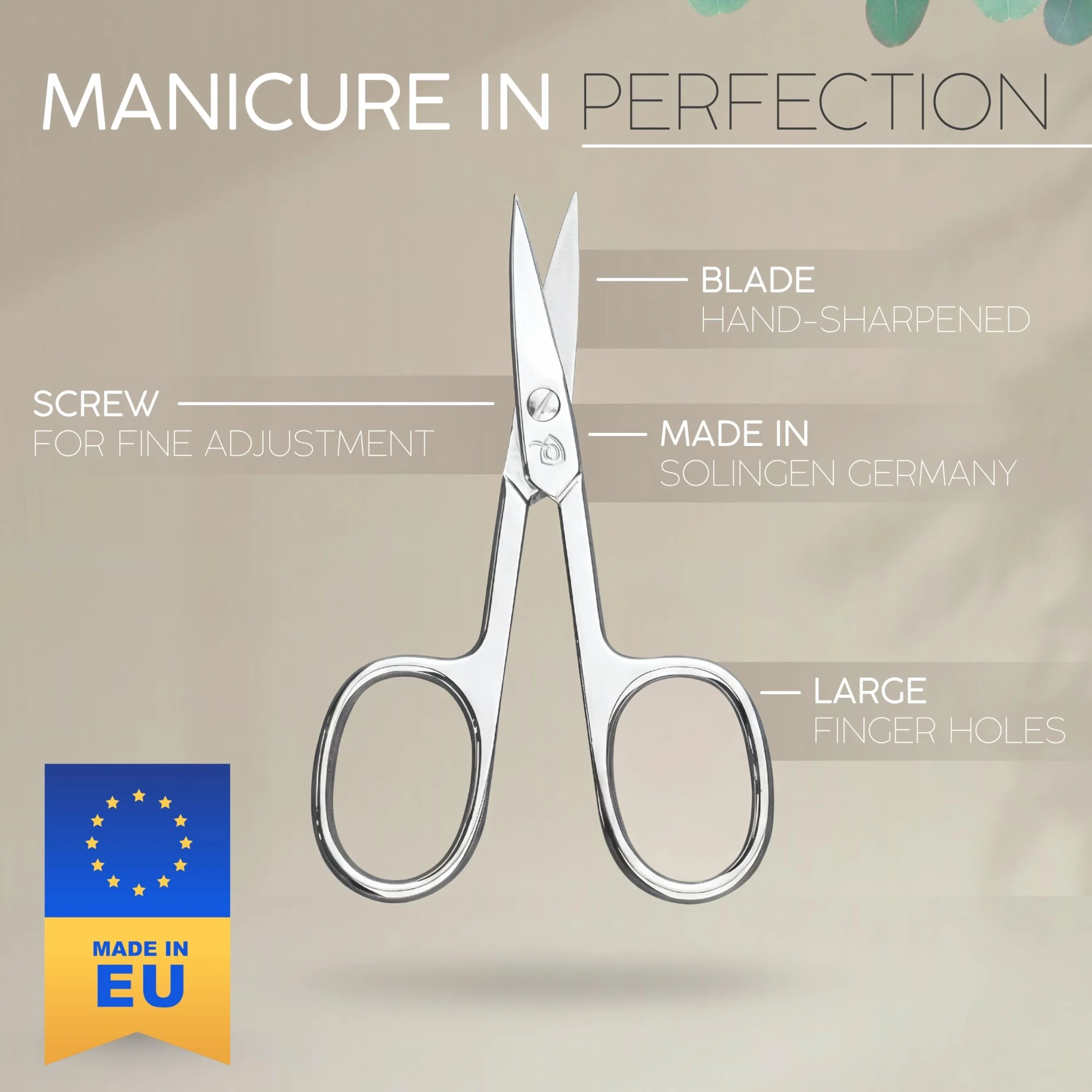 marQus zestaw do manicure 4-częściowy zestaw podróżny z pilnikiem z Solingen zestaw do pielęgnacji paznokci zestaw nożyczek i zestaw do paznokci