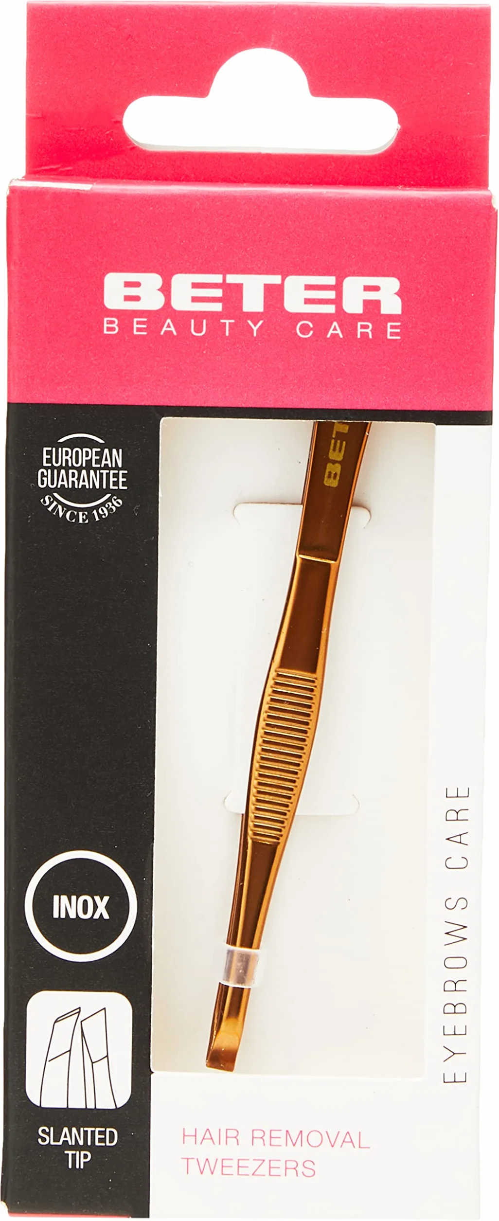 BETER - Pęseta z końcówką miedzianą 8,3 cm 1 sztuka - unisex