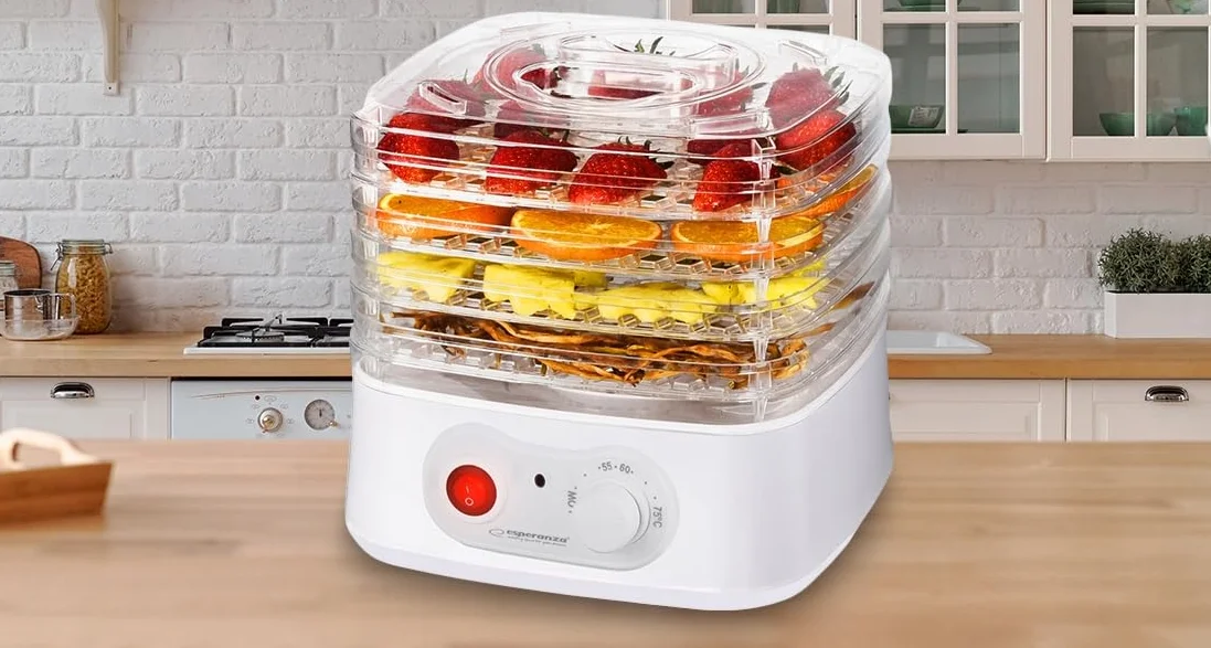 Esperanza EKD004 dehydrator żywności 250 W biały