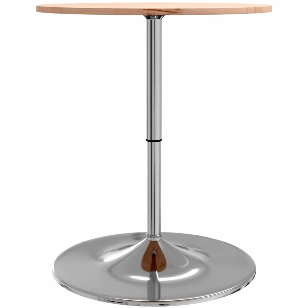 vidaXL Stolik barowy Ø60x89,5 cm lite drewno bukowe