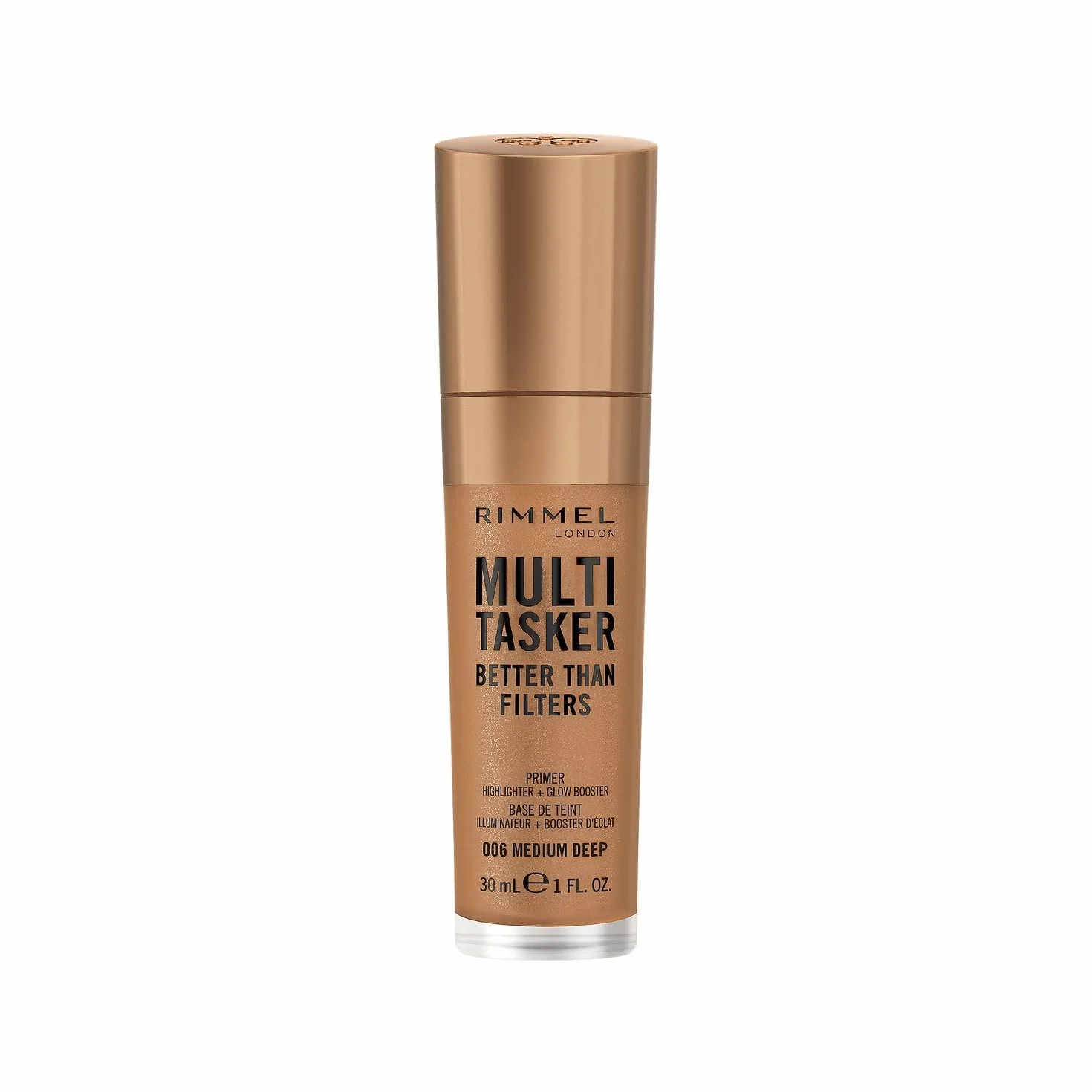 Rimmel Multi Tasker Better Than Filters primer, glowbooster, rozświetlacz 3 w 1, nr 006 Medium Deep, 30 ml
