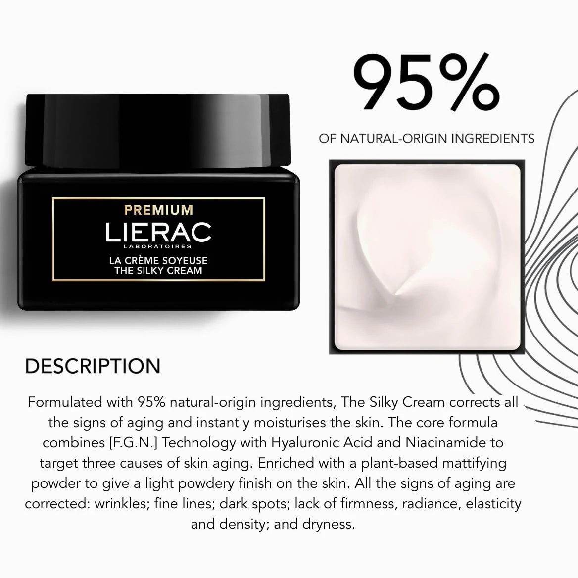 Lierac Premium The Silky Cream, krem do twarzy, 50 ml