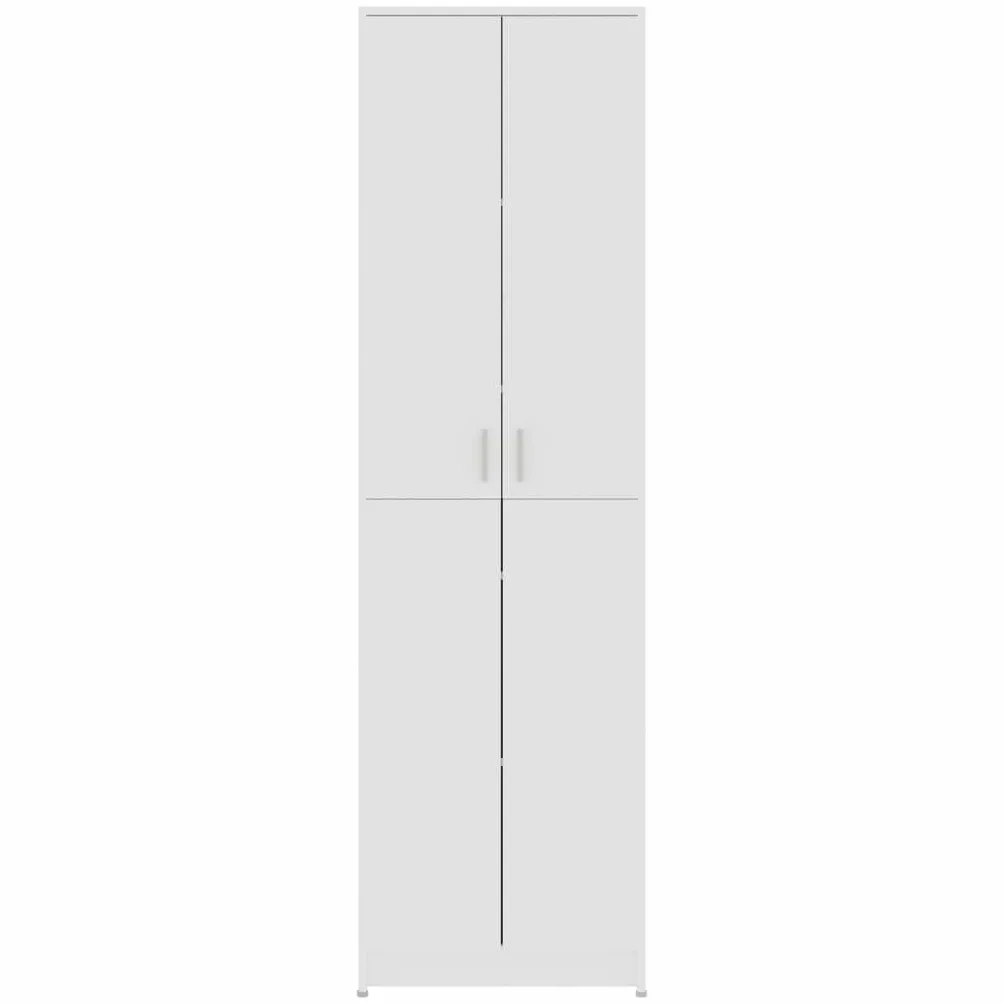 vidaXL Szafka korytarzowa 55 x 25 x 189 cm drewno obrobione białe