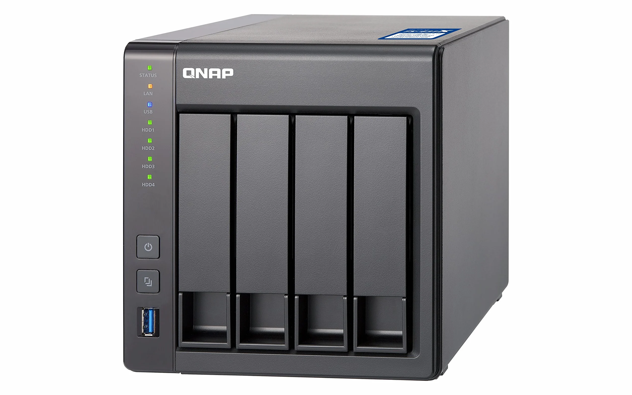 QNAP TS-431X-8G 24TB 4 Bay rozwiązanie NAS z 4 x 4TB Seagate IronWolf Drives (zgodność z GDPR)