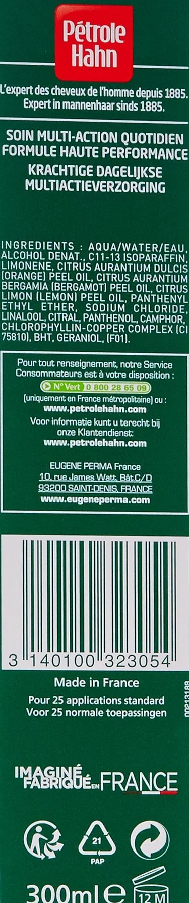 Olej Hahn Lotion Tonizujący Siła 5 Witalność 300 ml