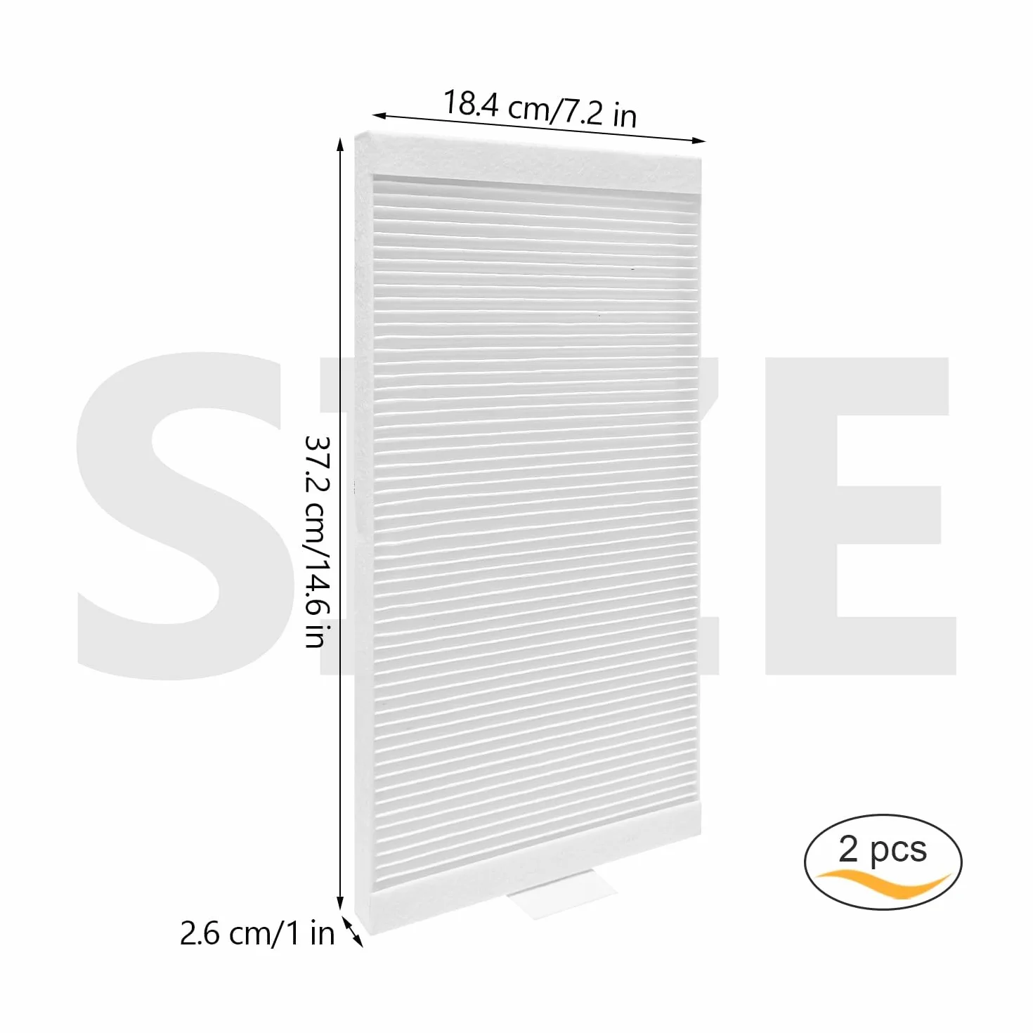 Zestaw 2 efektywnych filtrów do systemów wentylacyjnych - maty filtracyjne do centrali wentylacyjnej STIEBEL ELTRON LWZ 5 S Smart, filtr zamienny inwerterowy FMK F7-2 ZUL, 231331, filtr F7