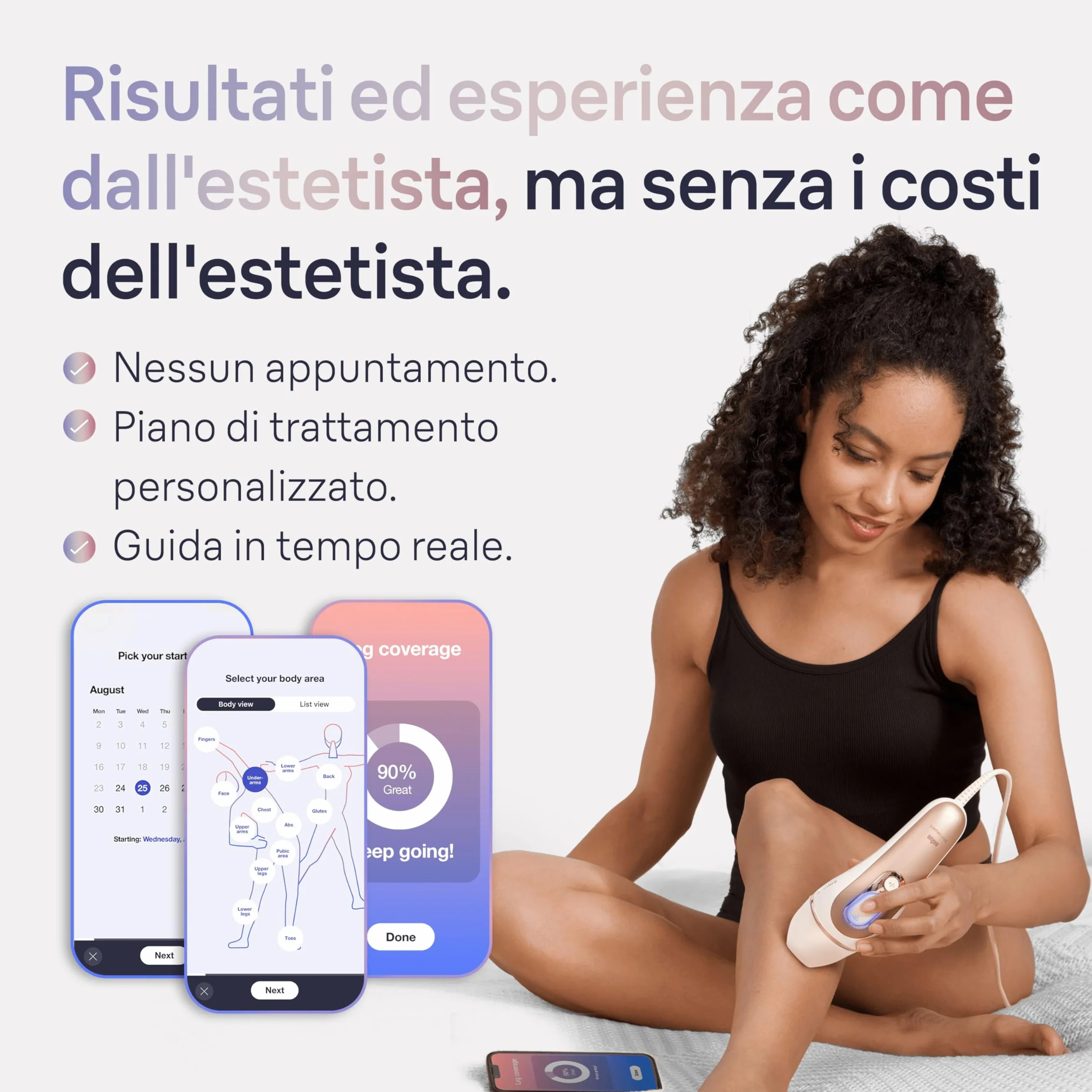 Braun Skin I·Expert inteligentny depilator z impulsowym światłem, depilator ciała dla kobiet, alternatywna laserowa fryzura dla kobiet, bezpłatna aplikacja, w zestawie kopertówka, golarka Venus