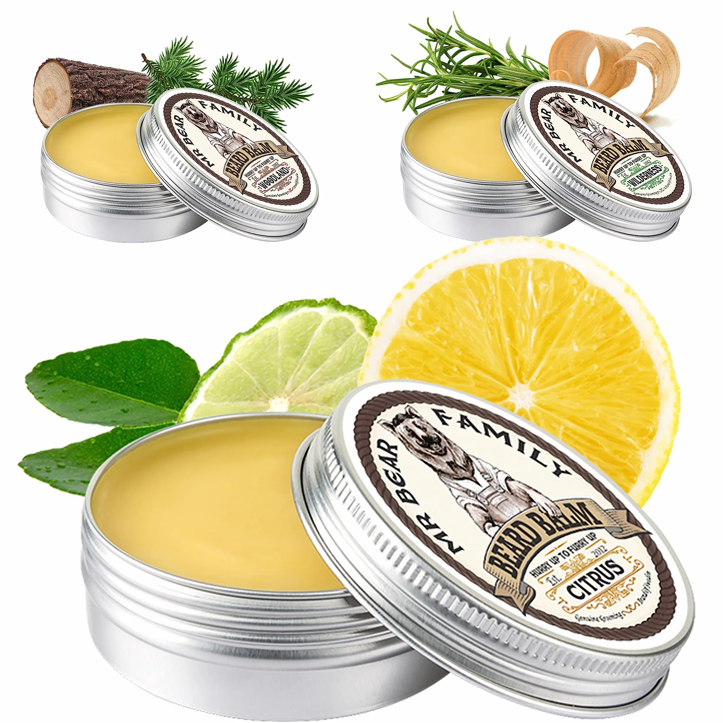 MR BEAR FAMILY Balme de Barbe Citrus 60 ml