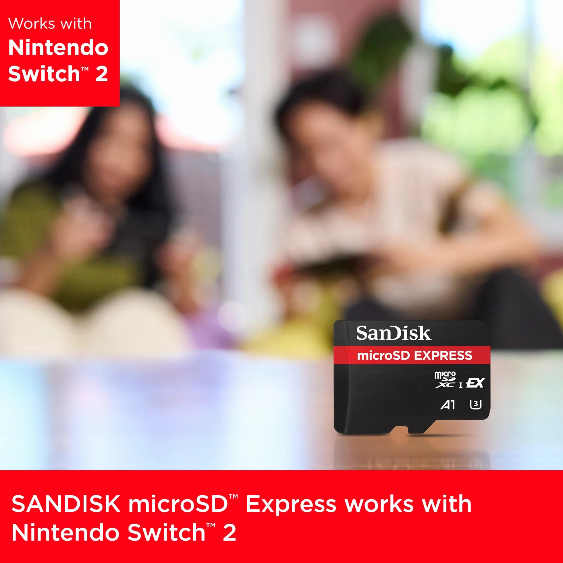 SanDisk MicroSD Express 512GB, karta mSD, prędkość odczytu do 880 MB/s, prędkość zapisu do 650 MB/s, stała prędkość zapisu 220 MB/s, technologia SanDisk QuickFlow, ThermAdapt, UHS-I, U3, C10