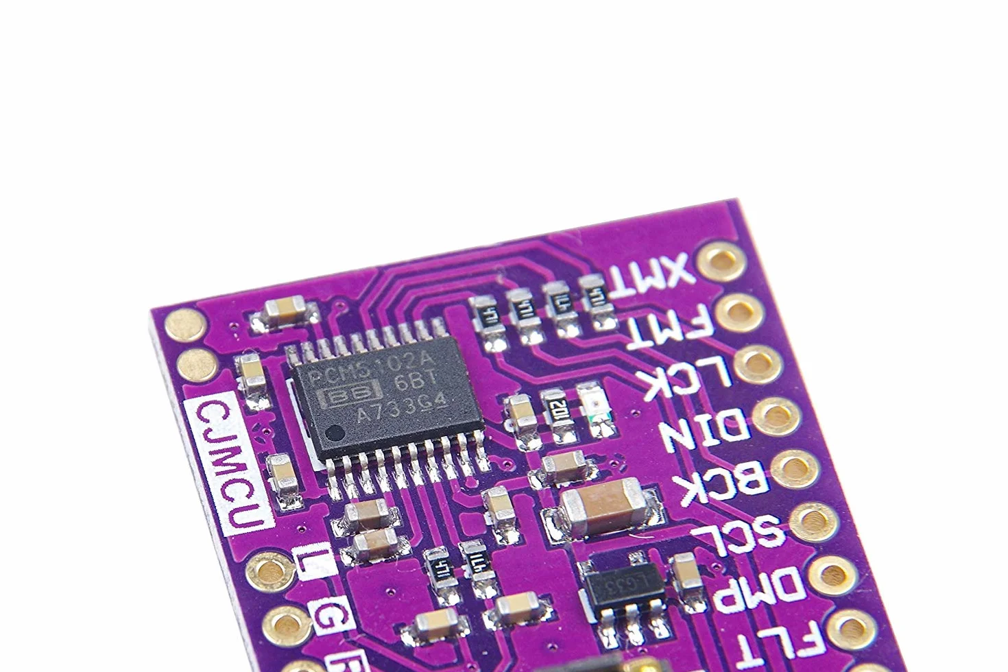 DollaTek PCM5102A konwerter cyfrowo-analogowy PLL modu? g?osowy stereo DAC karta d?wi?kowa 3,5 mm gniazdo stereo 24 bity cyfrowy modu? audio dla Raspberry Pi