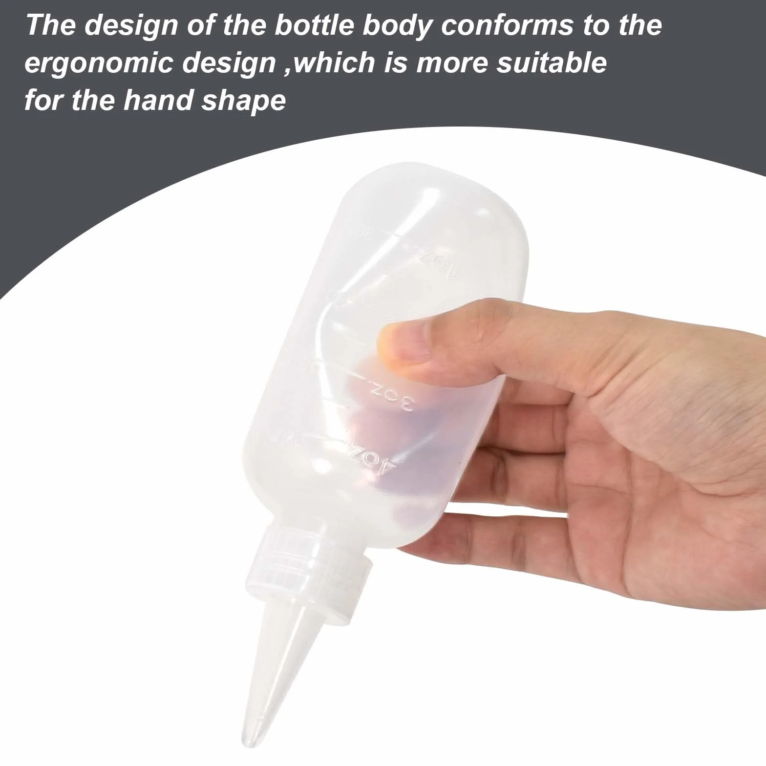 2 sztuki butelek z dyszą, butelka z aplikatorem oleju, 120 ml, plastikowa butelka z rozpylaczem, pojemnik na płyn do wyciskania włosów, butelka z farbą Coll, sztuka