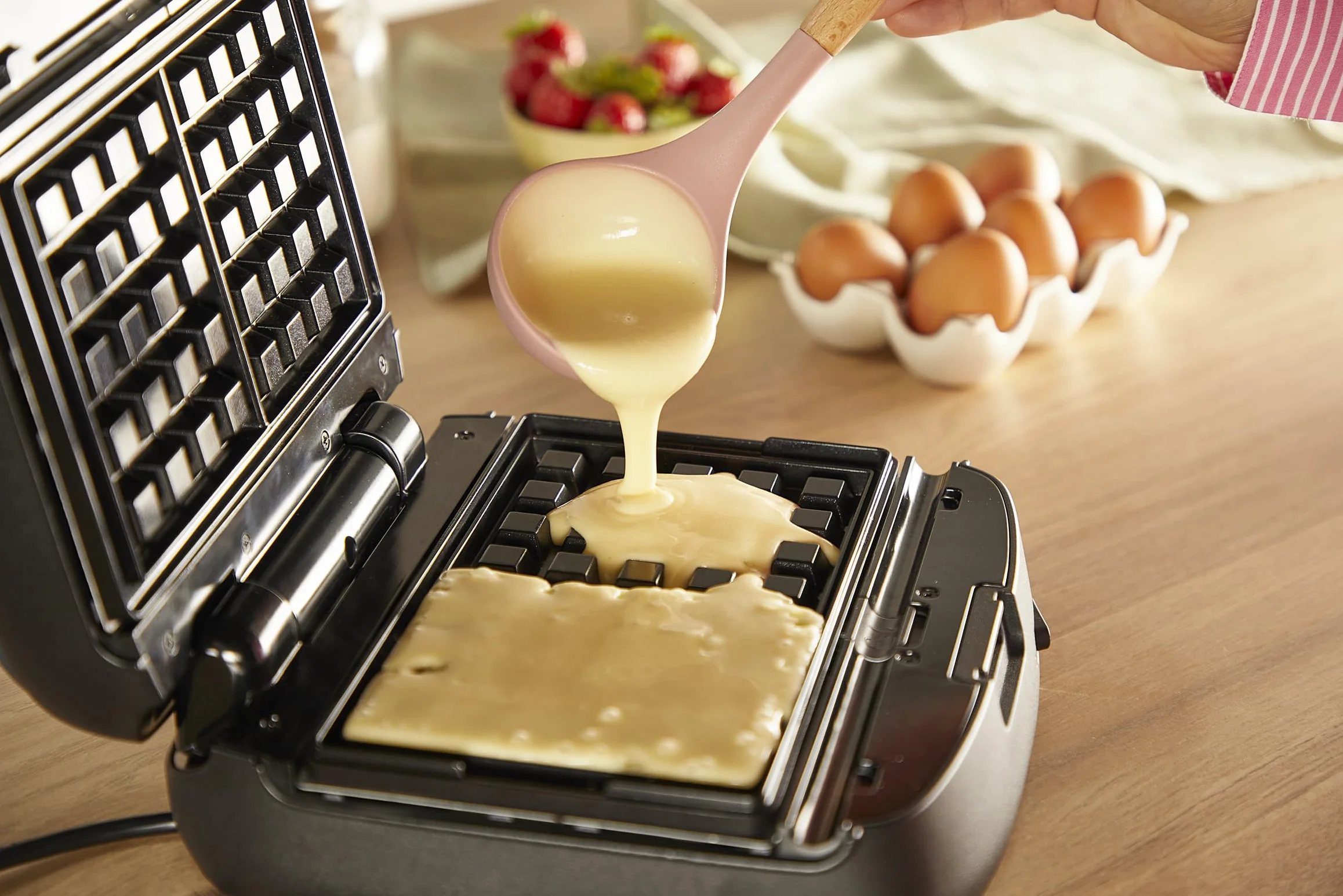 Tefal SW8674F0 Snack Collection opiekacz do kanapek i gofrów 700W 230°C nieprzywierająca powłoka ceramiczna