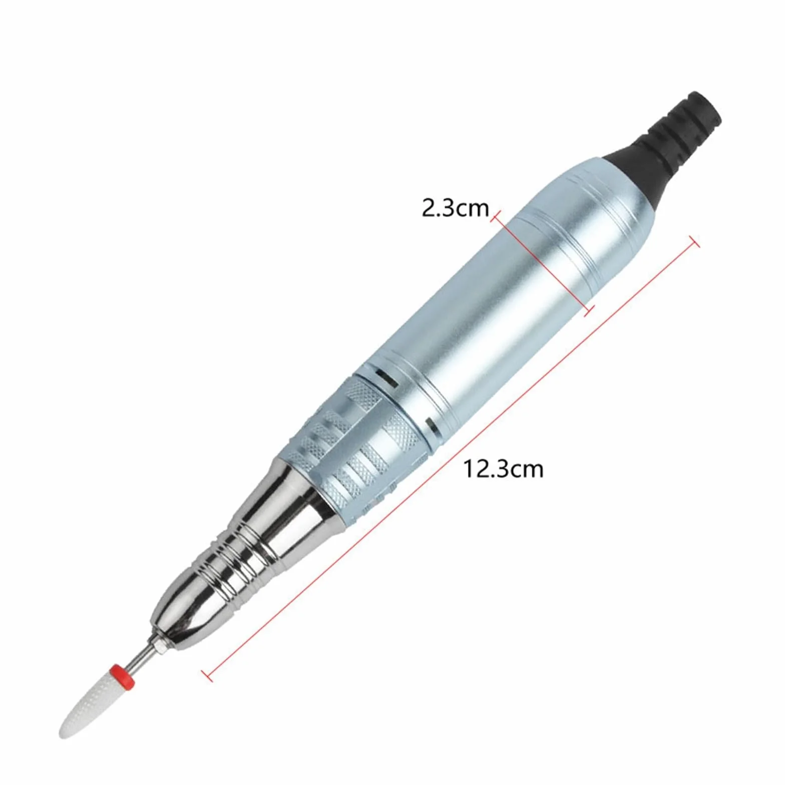 Obcinacz do paznokci, 35000RPM elektryczna wiertarka do paznokci z ekranem dotykowym, akumulatorowa bezprzewodowa maszyna do manicure do paznokci szlifierka do paznokci(Blue-Set)