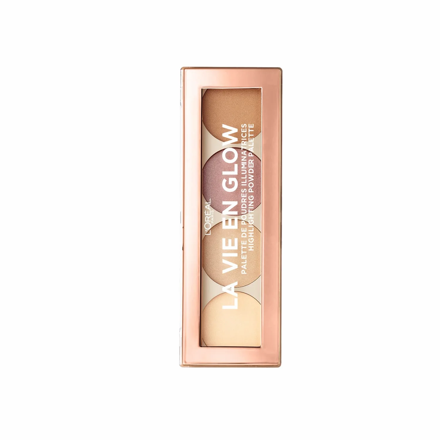 L'Oréal Paris La Vie En Glow Paleta Rozświetlaczy, 4 Kolory, Nr 01