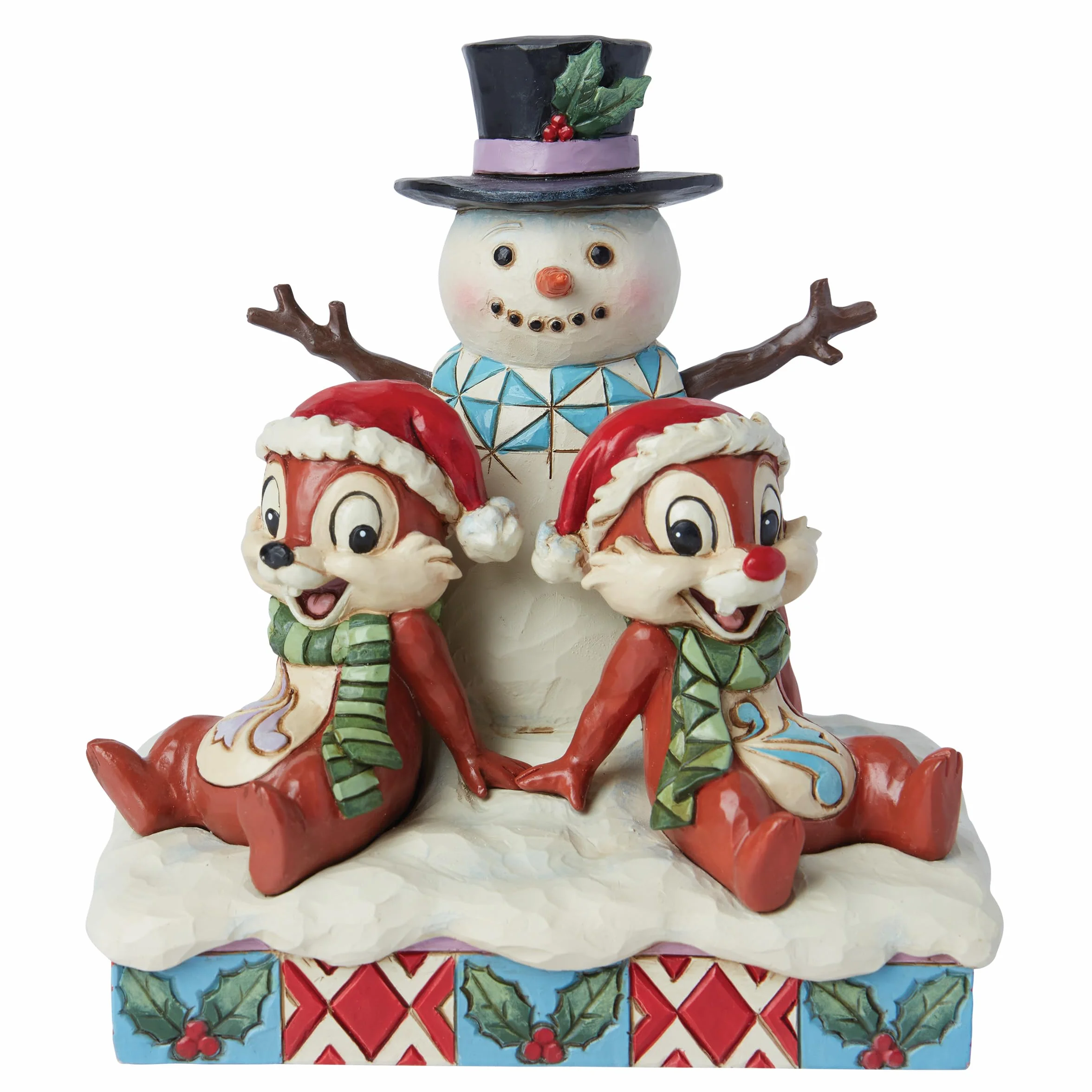 Enesco Figurka bałwana Jim Shore Chip & Dale