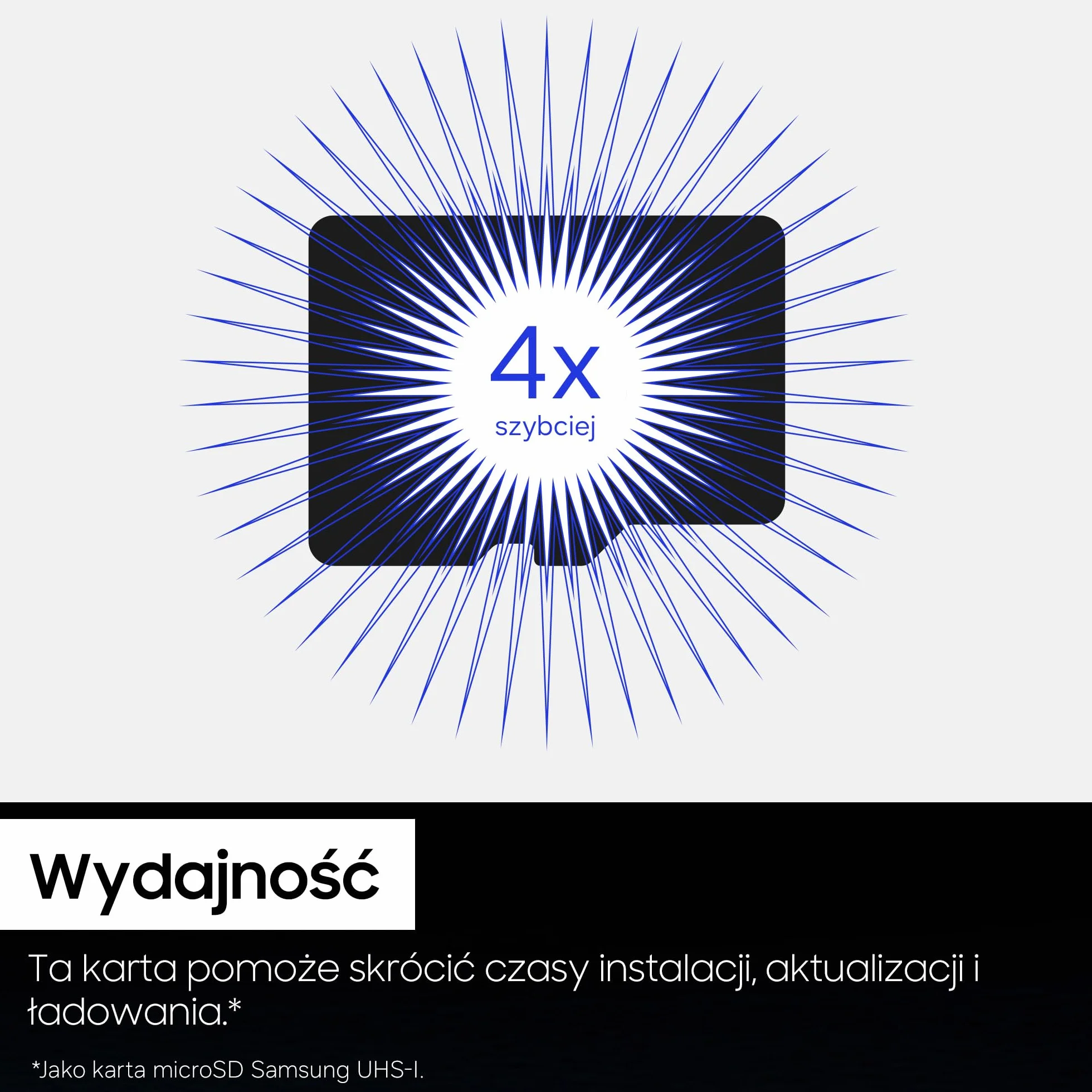 Karta microSD Express Samsung P9 Express, 512 GB, karta pamięci do Nintendo Switch 2, 4K UHD, prędkość odczytu 800 MB/s, MB-MK512T/WW
