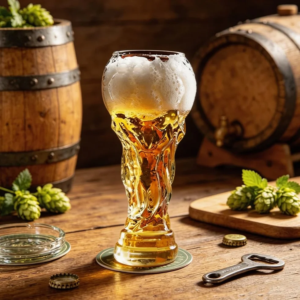 Kieliszki do piwa Weizenbierglas 350/450/600/800/850 ML, na piwo, koktajle, napoje bezalkoholowe (800 ML)
