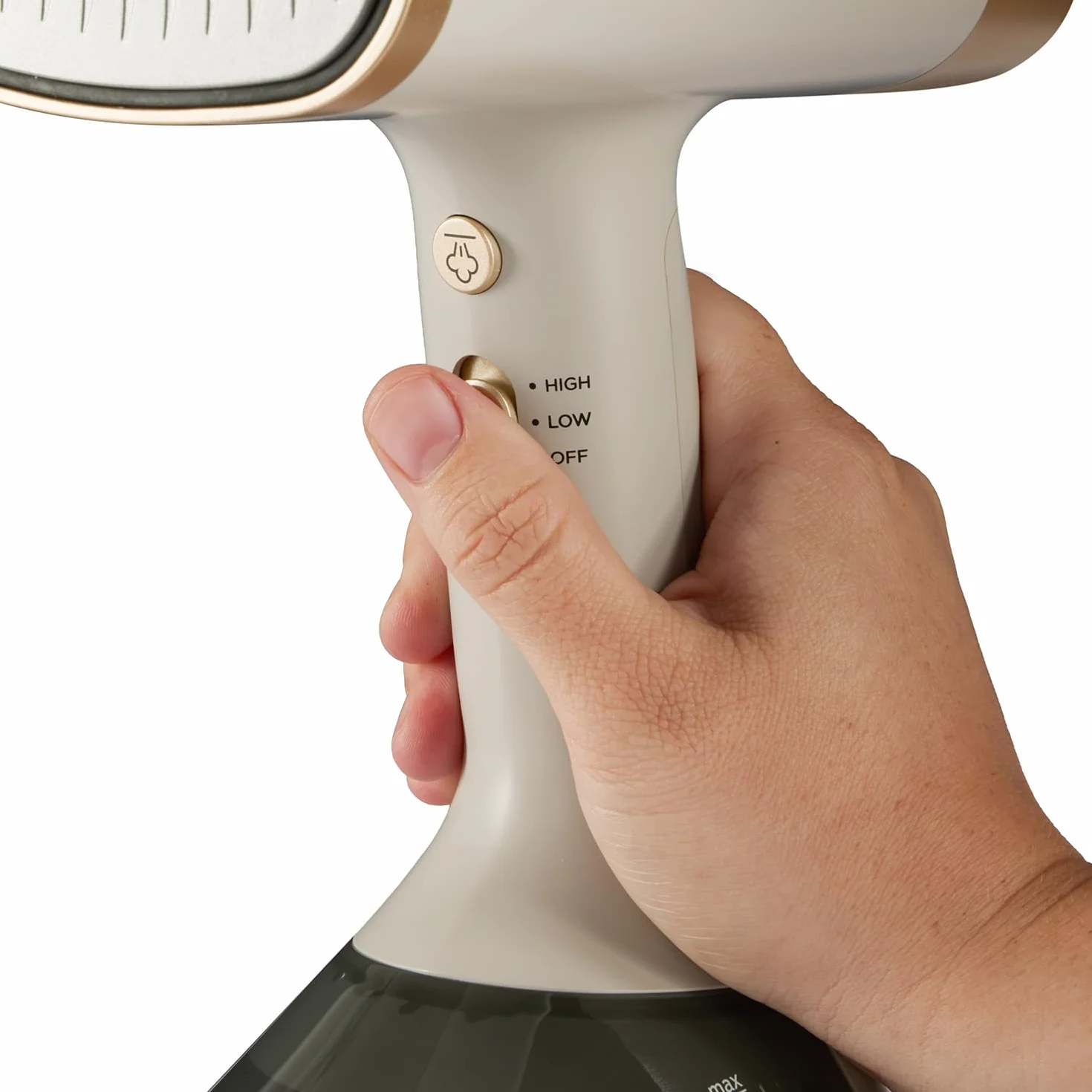 Russell Hobbs Żelazko pionowe [1500 W, para 24 g/min] Para Genie VacuSteam (3 ustawienia pary i zasysania, 200 ml, gotowa w 45s, ceramika, bezpieczna dla wszystkich tkanin) 28551-56