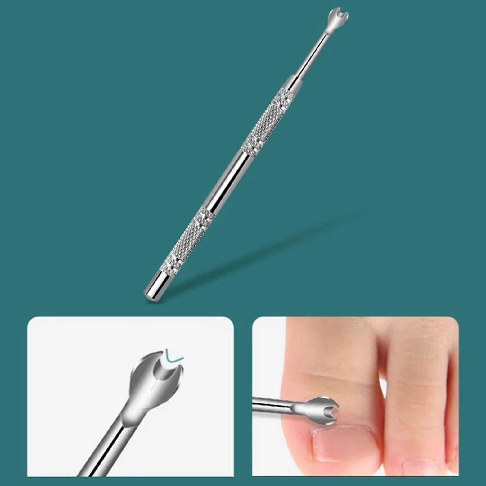 Narzędzia do manicure zestaw do manicure zestaw do obcinacza do paznokci Profesjonalny zestaw do pedicure 9-częściowy zestaw do pielęgnacji ze stali nierdzewnej z obcinaczem do paznokci Olécranon dla