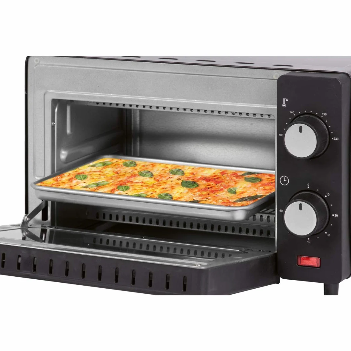 Clatronic MB 3746 mini piekarnik 8 l timer 60 minut czarny