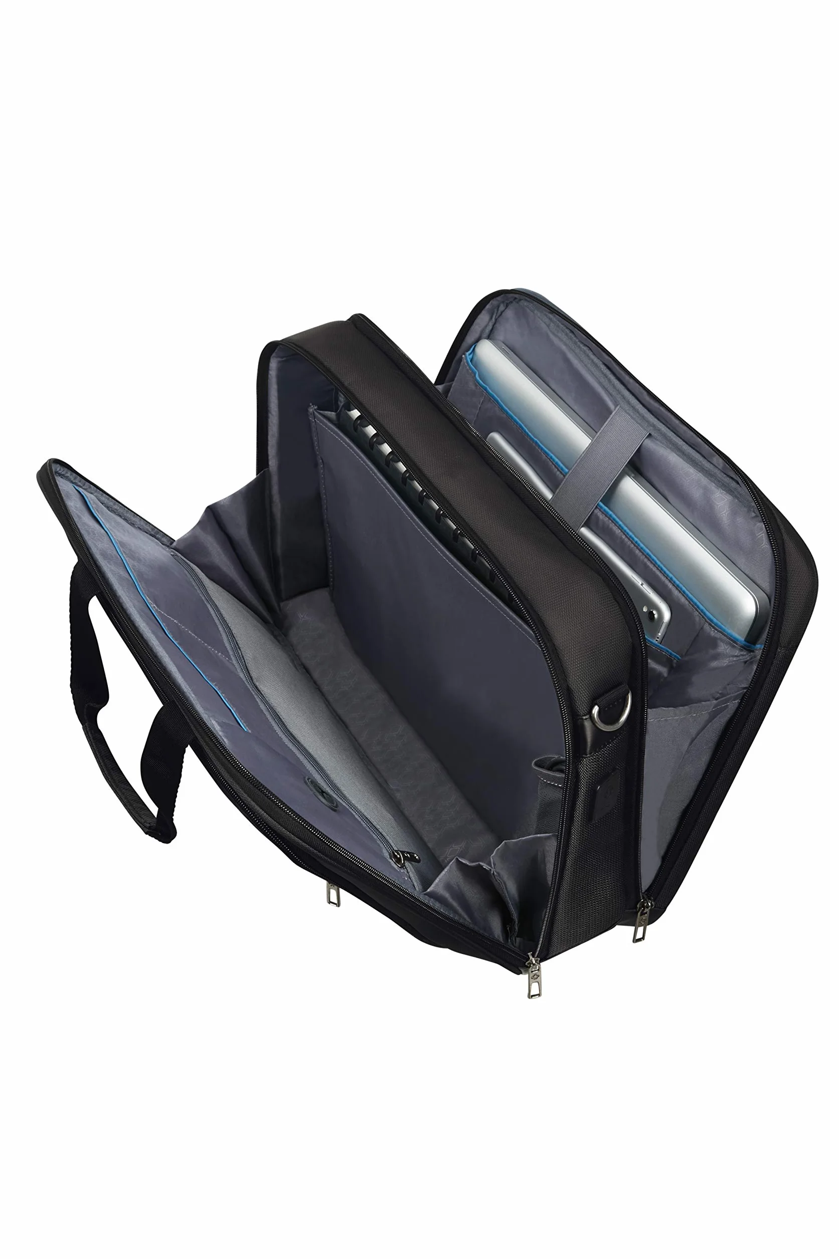 Samsonite Vectura Evo - 15,6 -calowa torba laptopa, 41 cm, 18 L, czarny (czarny)