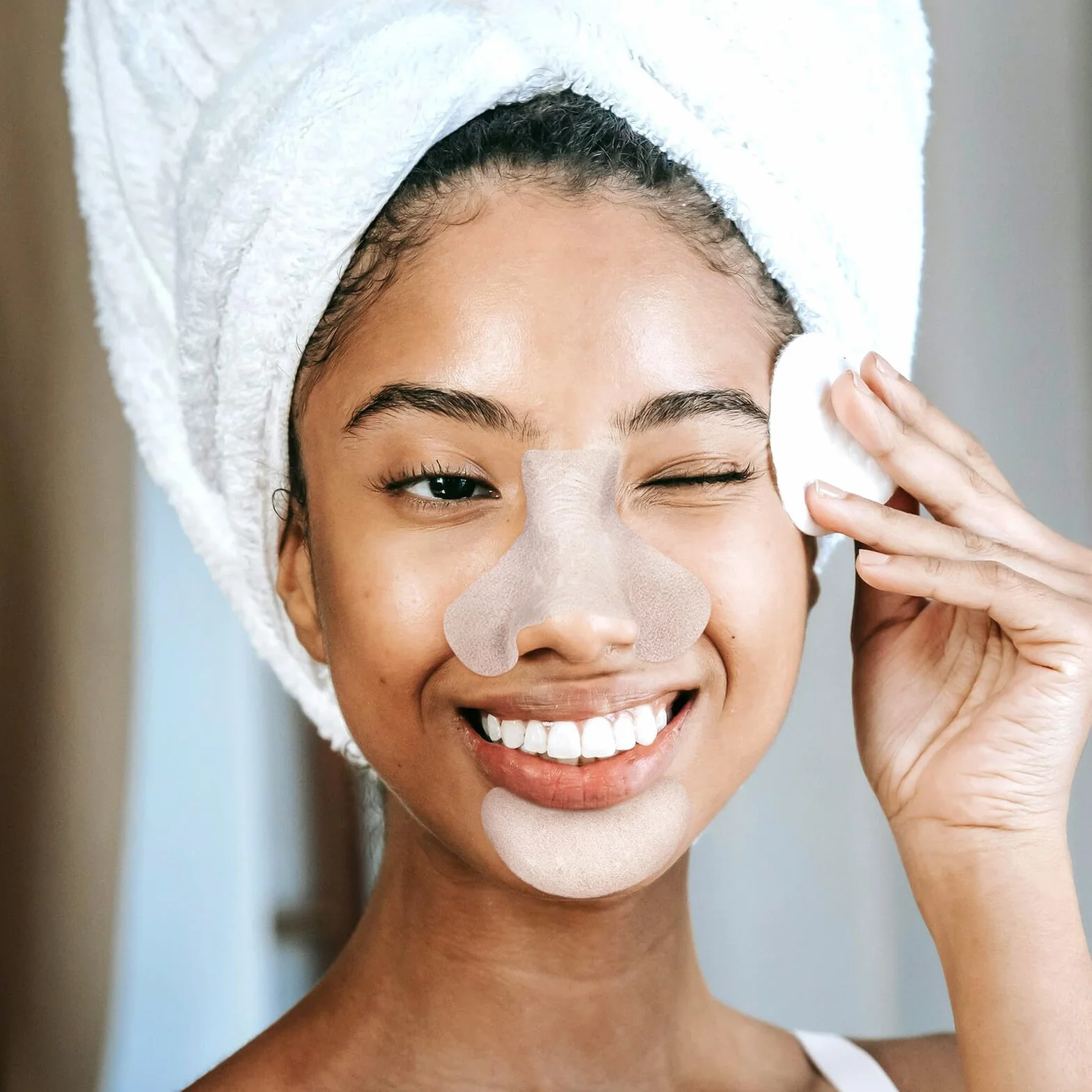 Beavorty 200 Szt T Zone Film T Zone Nose Pore Strips Nose Pad Cotton Pad Głęboko Oczyszczający Plaster Plasterki Głęboko Oczyszczające Pory Plasterki Pasek Na Taśma Na