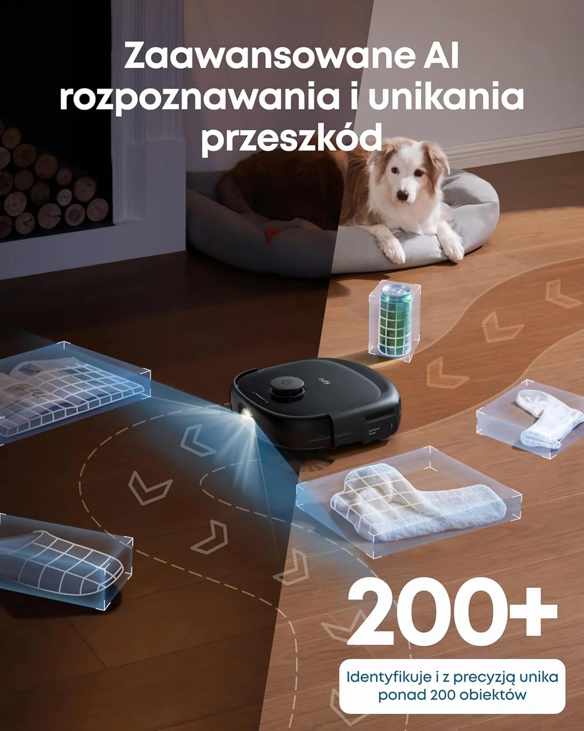 eufy E28 Omni Robot sprzątający z mopem HydroJet, 20000 Pa, automatyczne czyszczenie dywanów