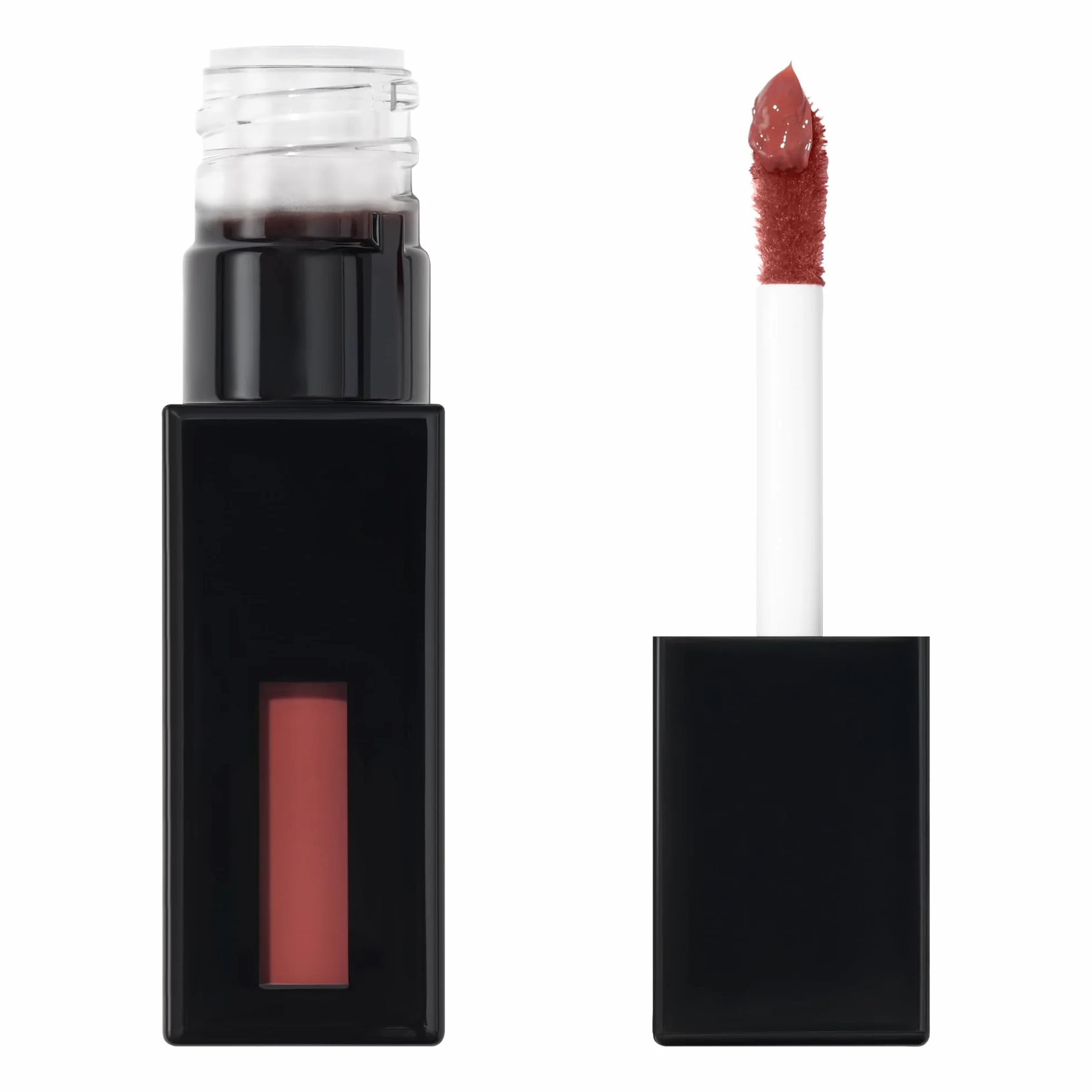 e.l.f. Glossy Lip Stain, długotrwały lekki odcień do ust dla odrobiny koloru sheer i delikatnego połysku, wegański, nietestowany na zwierzętach, Rose Rizzin