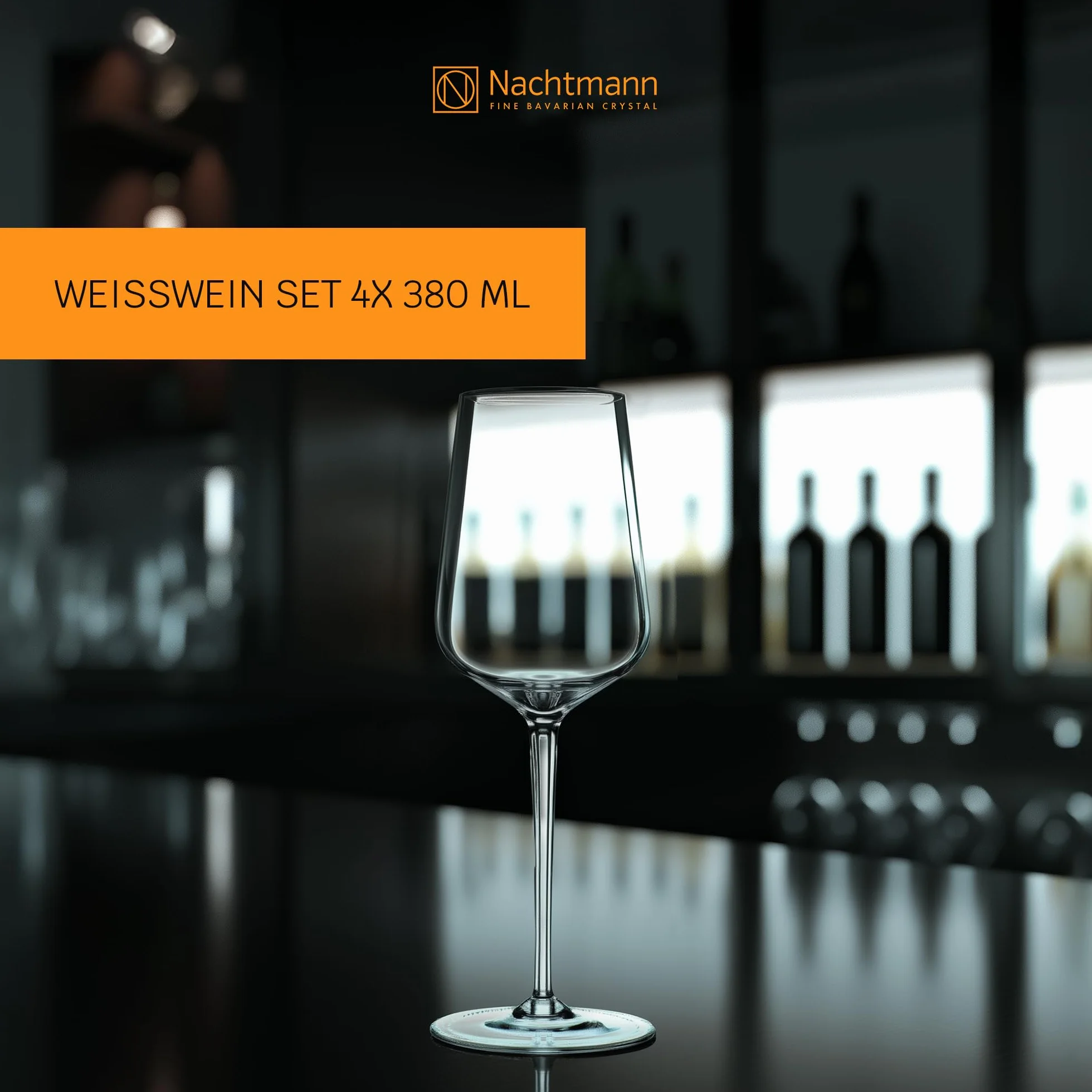 Spiegelau & Nachtmann ViNova 4-częściowy zestaw kieliszków do białego wina 380 ml przezroczyste