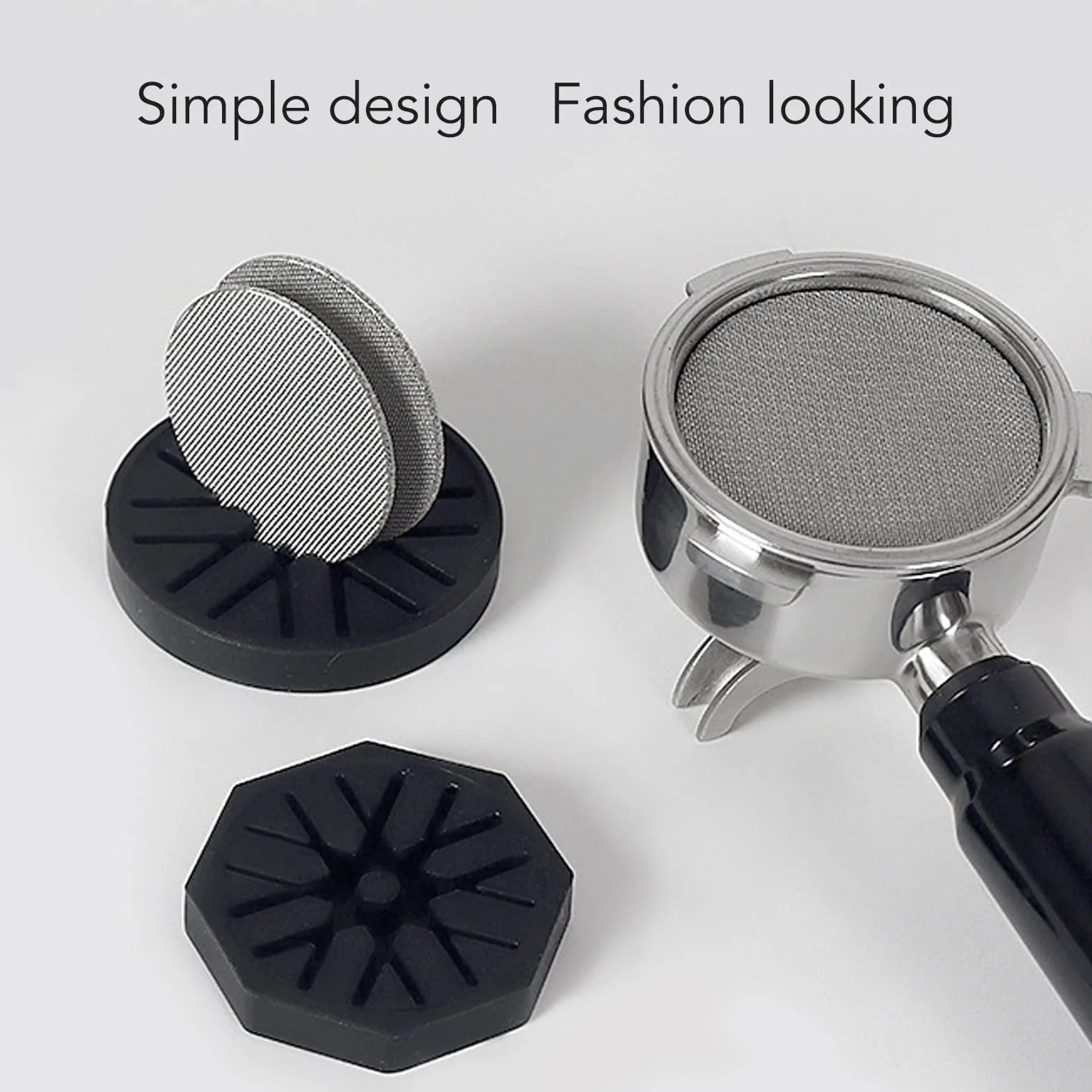 TOPINCN Silikonowy Stojak na Krążki do Kawy 51 mm 53 mm 58 mm