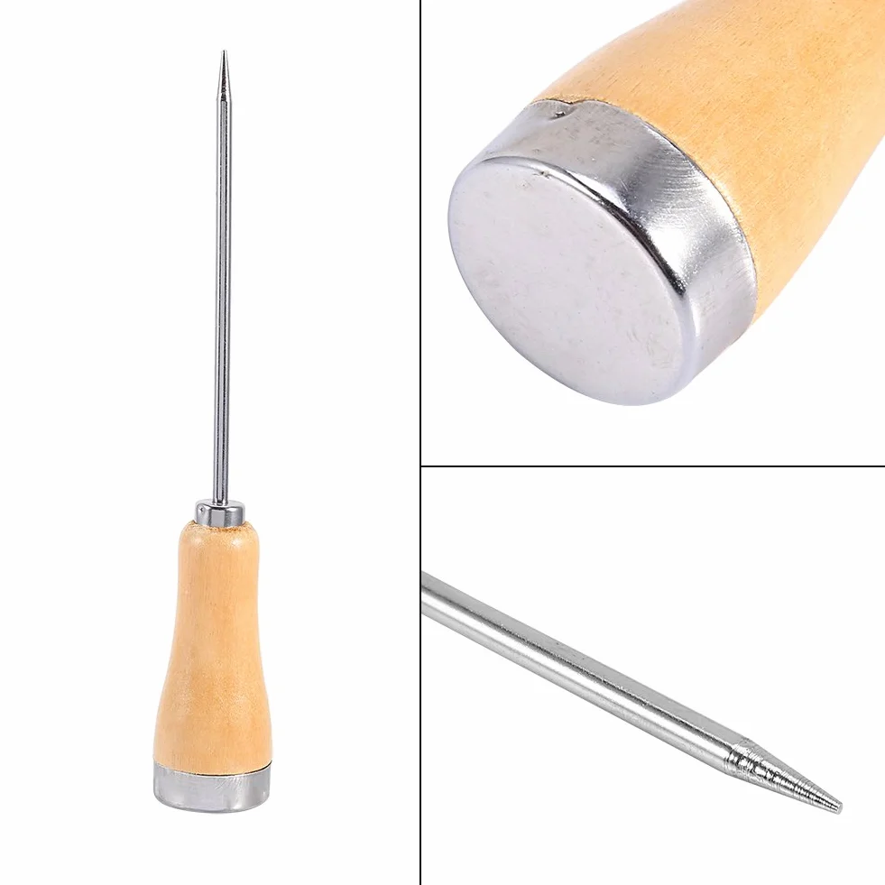 Ice Pick Awl, Secure Hold Reduce Slipy, wytrzymałe, łatwe do przenoszenia łyżeczki ze stali nierdzewnej na kijki piknikowe