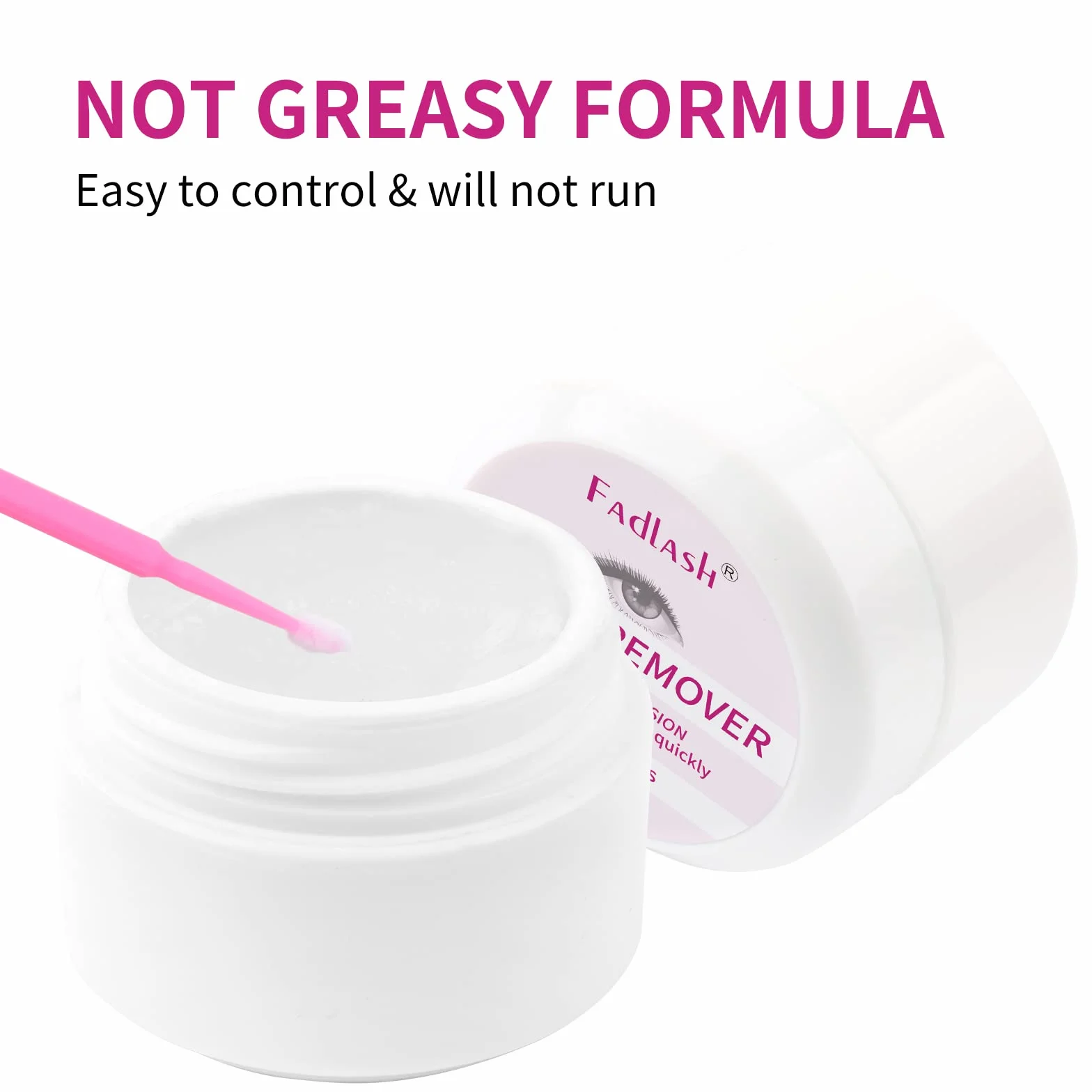 FADLASH Krem do usuwania rzęs 5 g, krem do przedłużania rzęs, produkt do usuwania przedłużania rzęs (nieperfumowany)