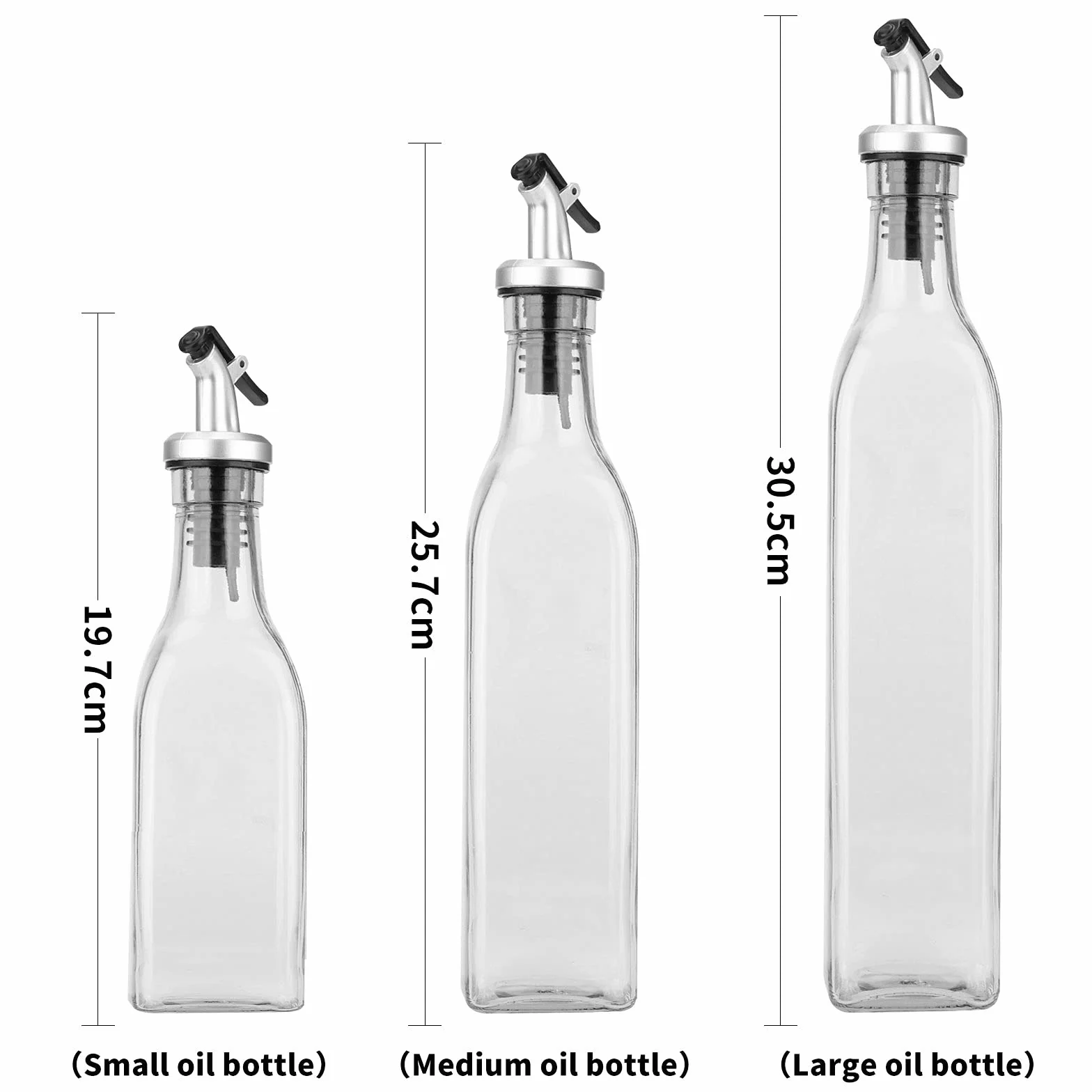 Dozownik oleju, butelka oliwy z oliwek 200 ml*2 szt. Dozownik octu i oleju do kuchni, grillowania, sałatek z makaronu i gotowania