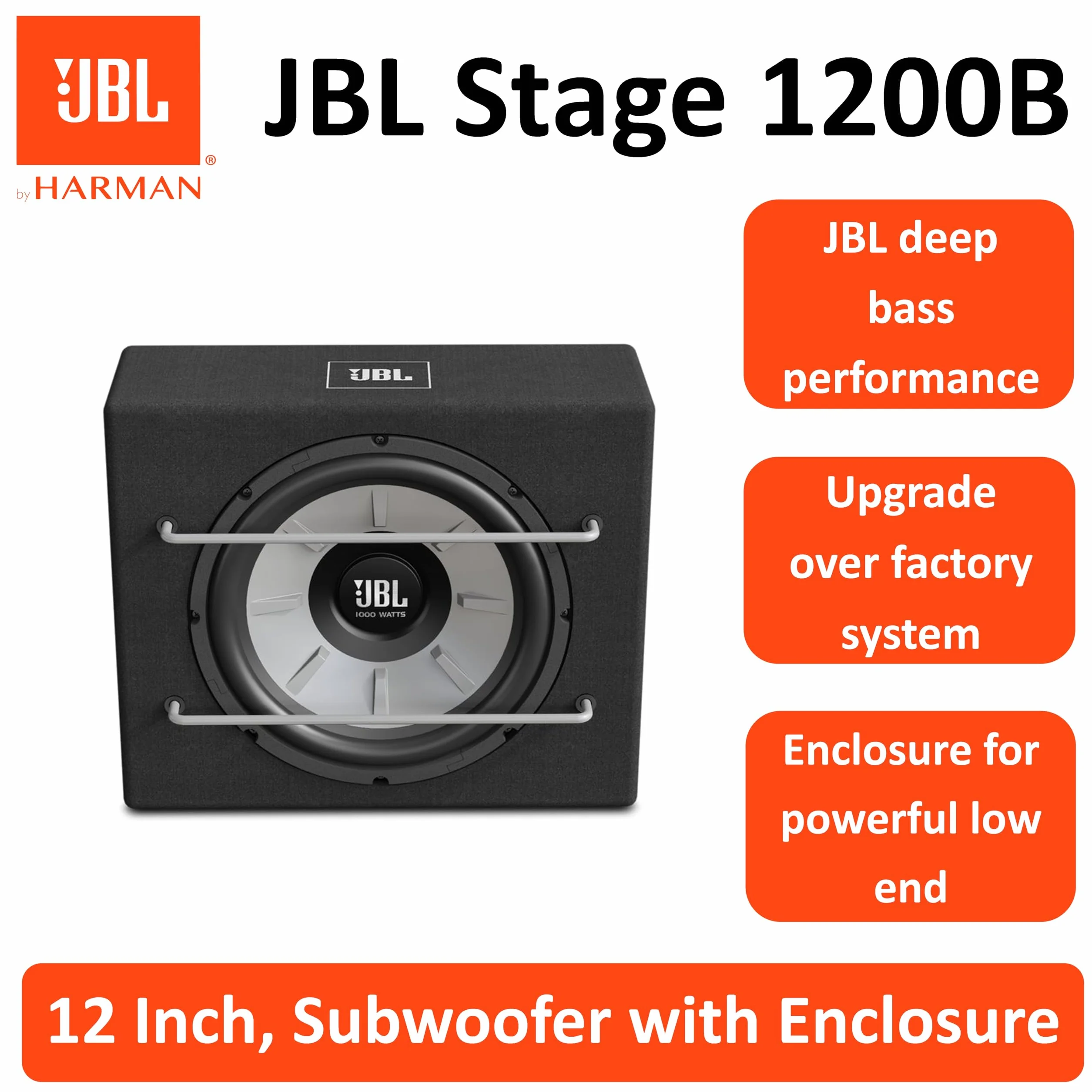 JBL Stage 1200B Pre-loaded subwoofer 250 W