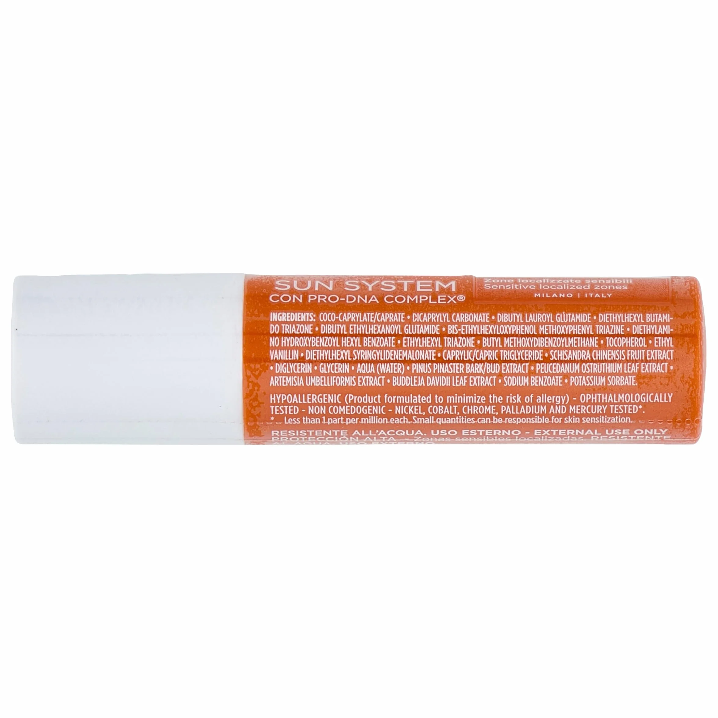 Rilastil Sun system Stick Solar Transparent SPF 30 do wrażliwych obszarów, wysoka ochrona, wodoodporny, 4 ml