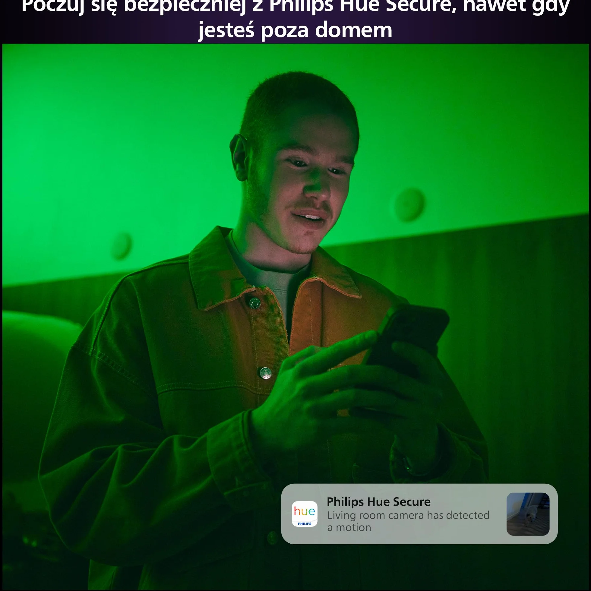 Philips Hue Raven Kamera przewodowa czarna