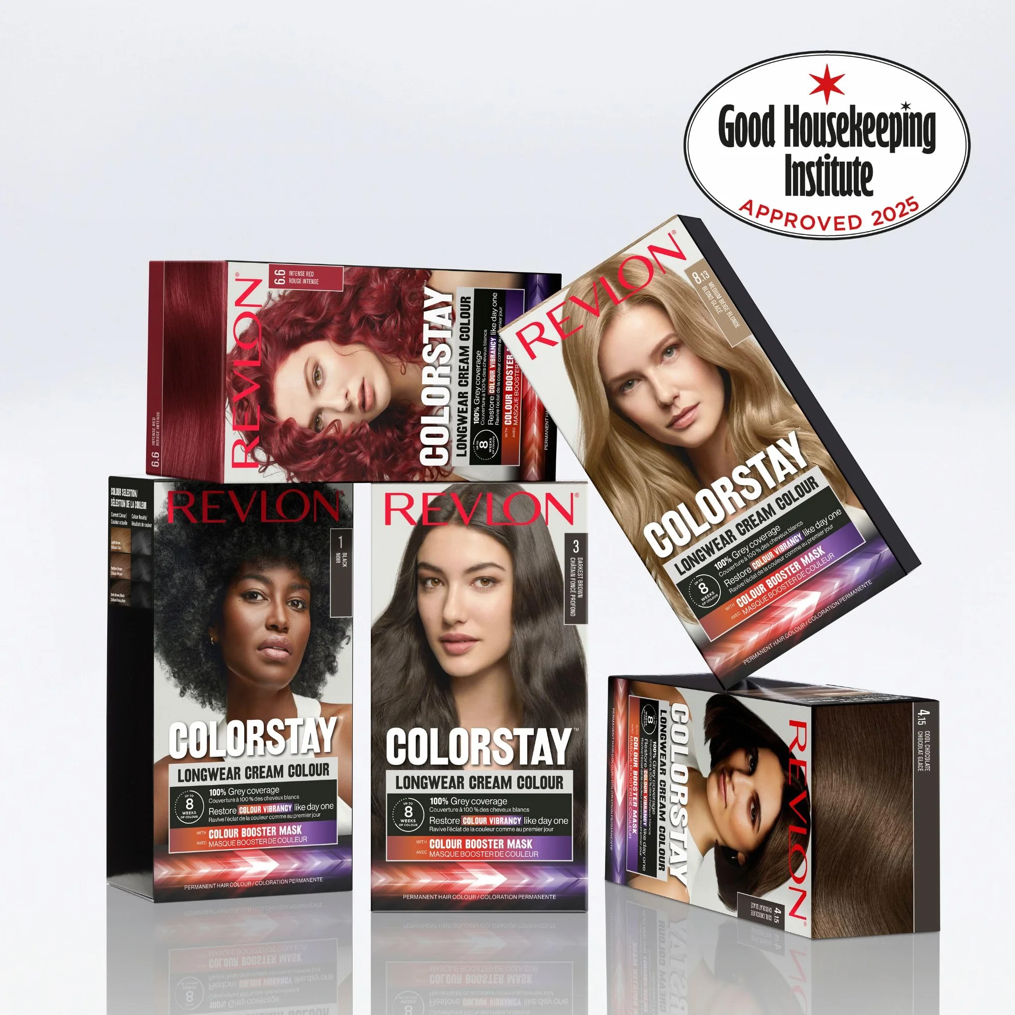 Revlon Colorstay Farba do Włosów, 1 Czarny, 165 ml