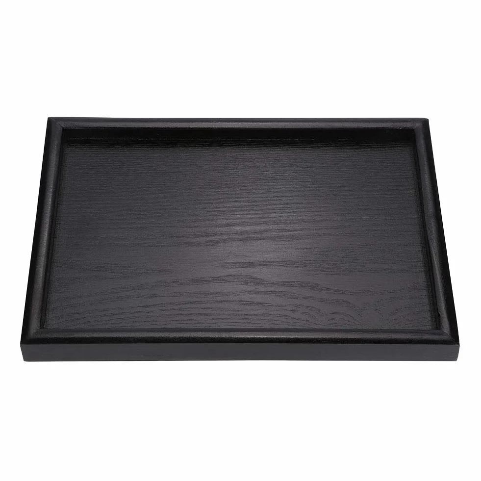 Drewniana taca na herbatę prostokątna 30x20x2 cm