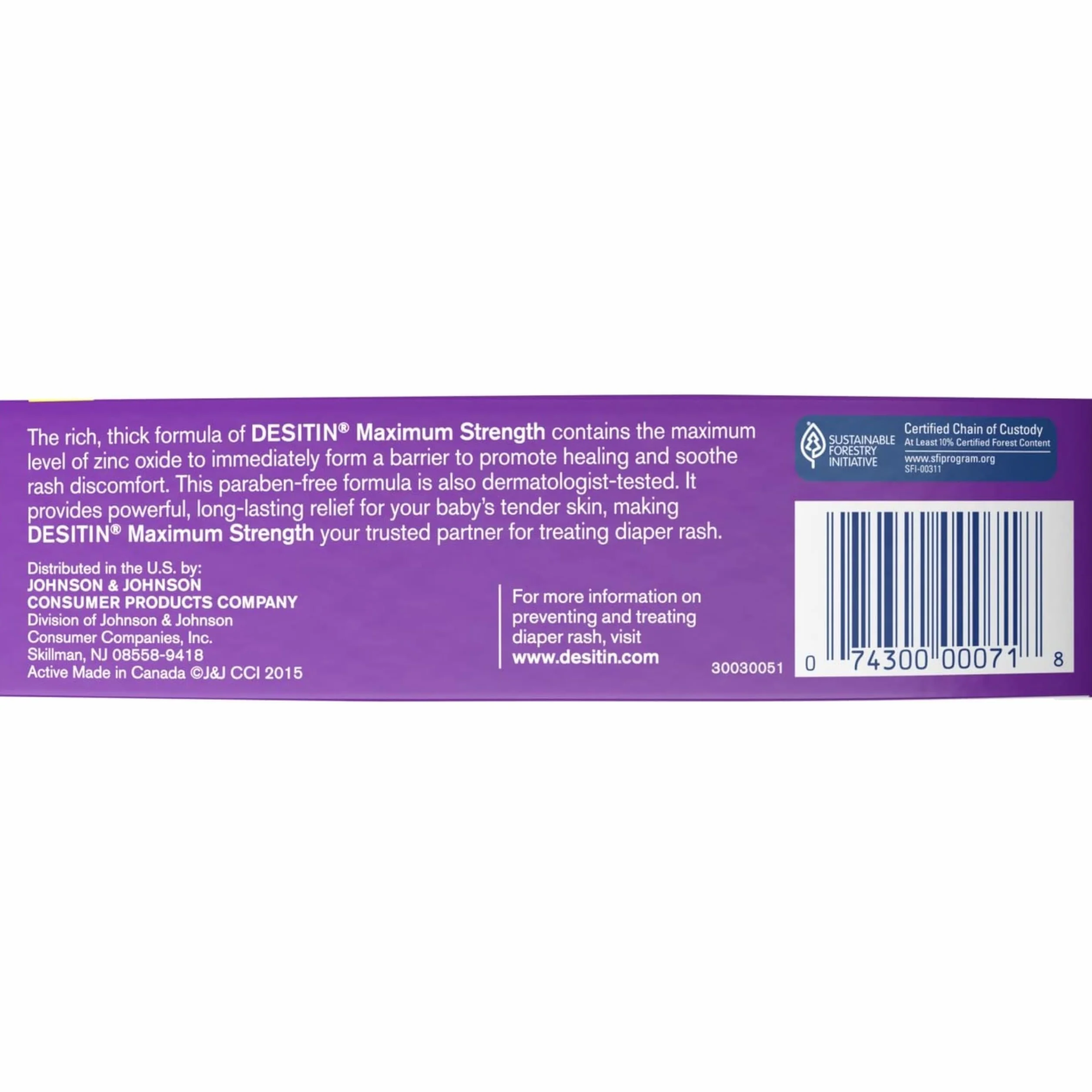 DESITIN Maksimum Strength Diaper Rash Paste, 3 opakowania (4 uncji)
