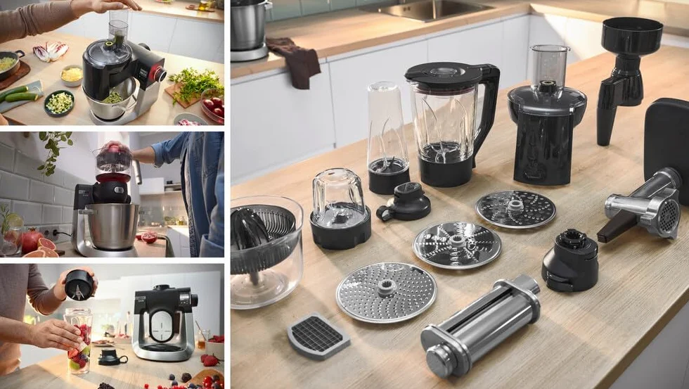 Bosch Seria 6 Robot Kuchenny 5.5 L Srebrny