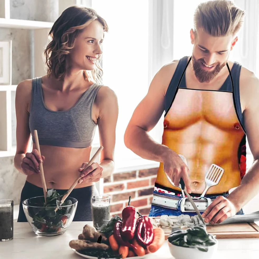 Seksowny męski Fartuch, Fartuch dla Mężczyzn Zabawny Seksowny i Zabawny Fartuch Kuchenny Zabawny Fartuch Grill Grill Party Fartuch Dorosły Prezent Dla Mężczyzn