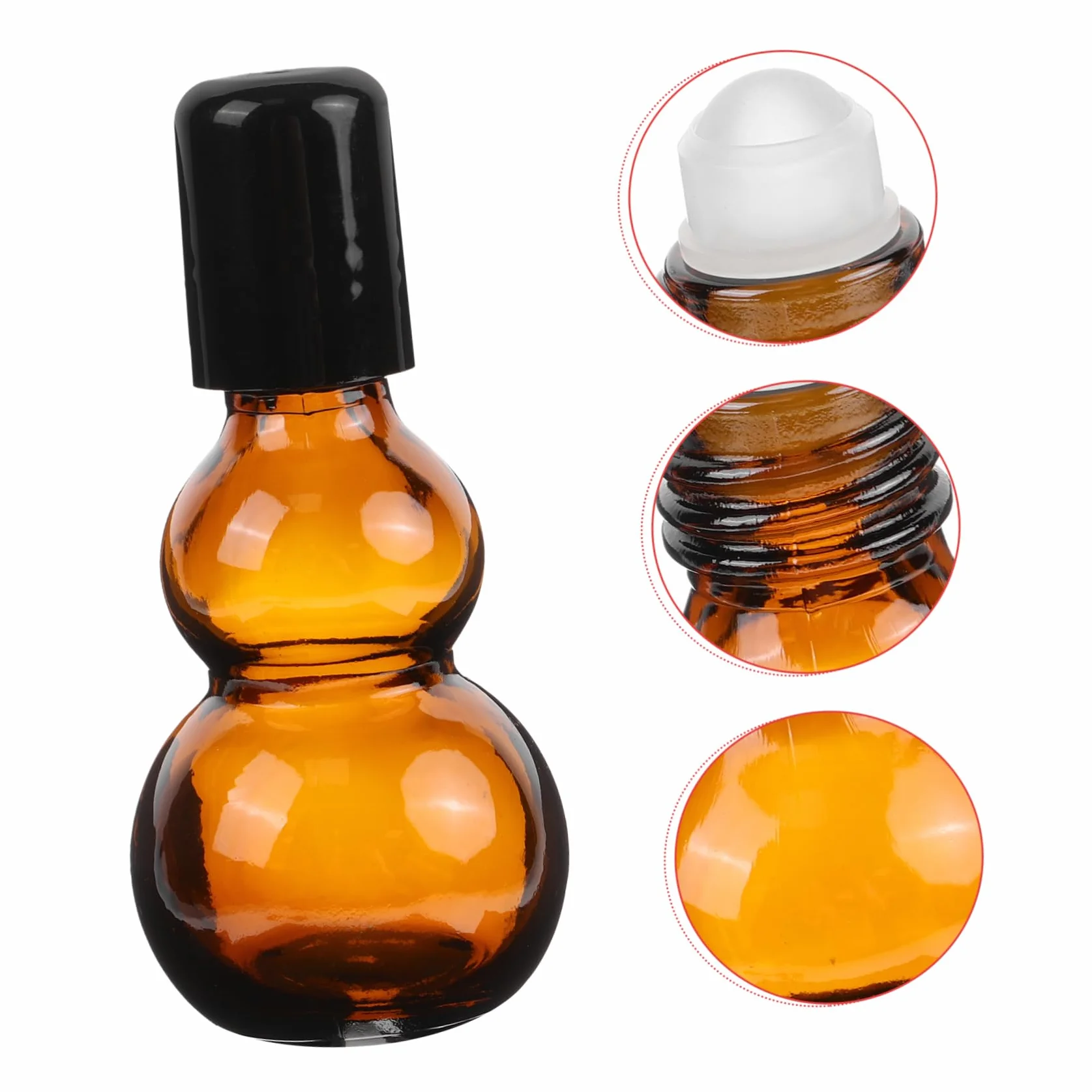 Didiseaon 10 Sztuk Tykwa Kulkowa Butelka Olejku Esencja Sub-Butelka Pusta Perfum Szklana Pojemnik Na Perfumy Butelki Wielokrotnego Użytku Dekoracyjne Butelki Perfum