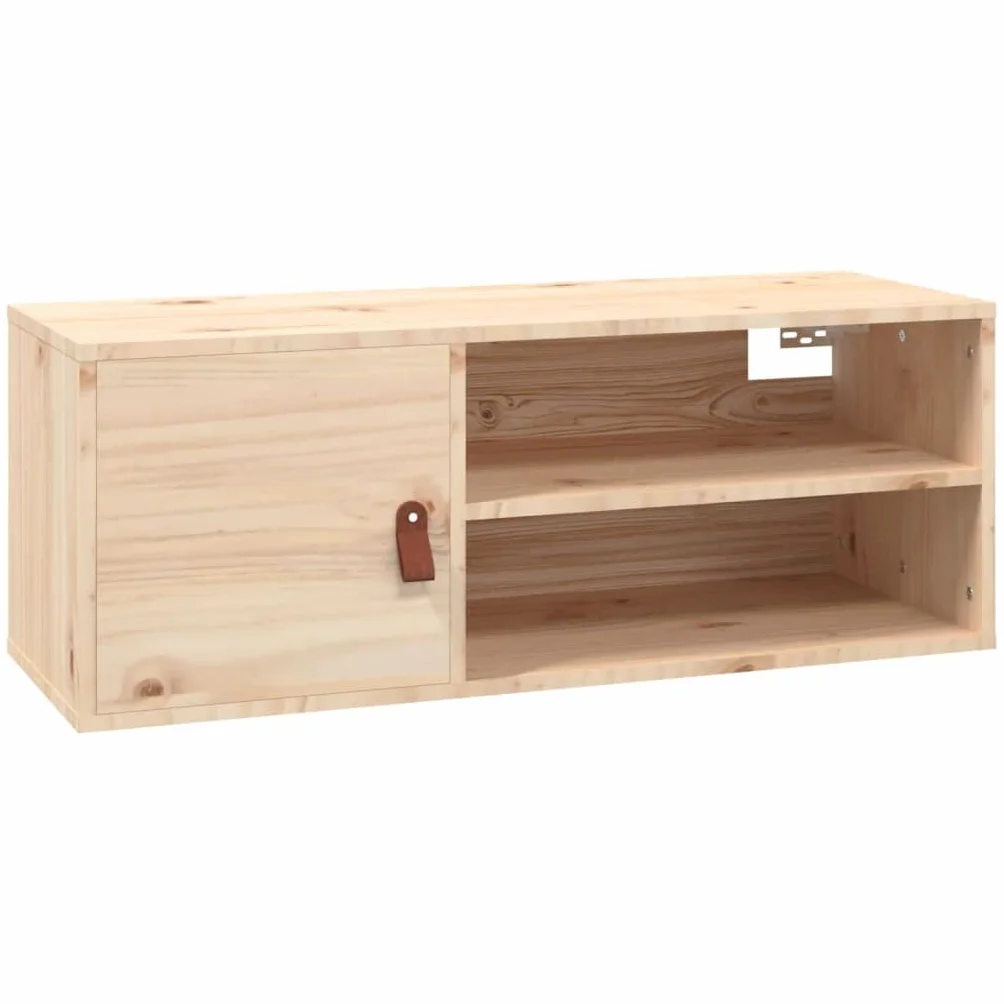 Szafka wisząca 80x30x30 cm Drewno sosnowe lite