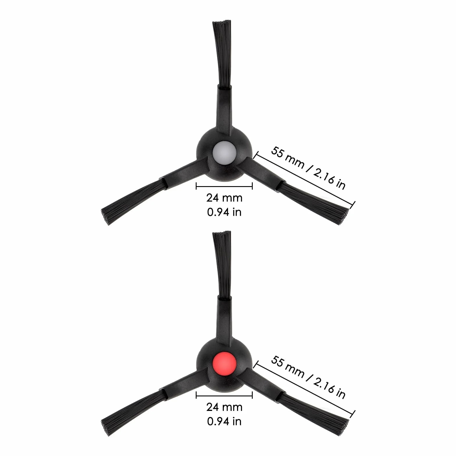 (8 sztuk) Omni S1 Pro szczotki boczne do odkurzacza Eufy Omni S1 Pro / E25/ E28/ C28/ E35 Robot Vacuum, zestaw wymiennych szczotek bocznych, szczotki do zamiatania krawędzi, zestaw akcesoriów do