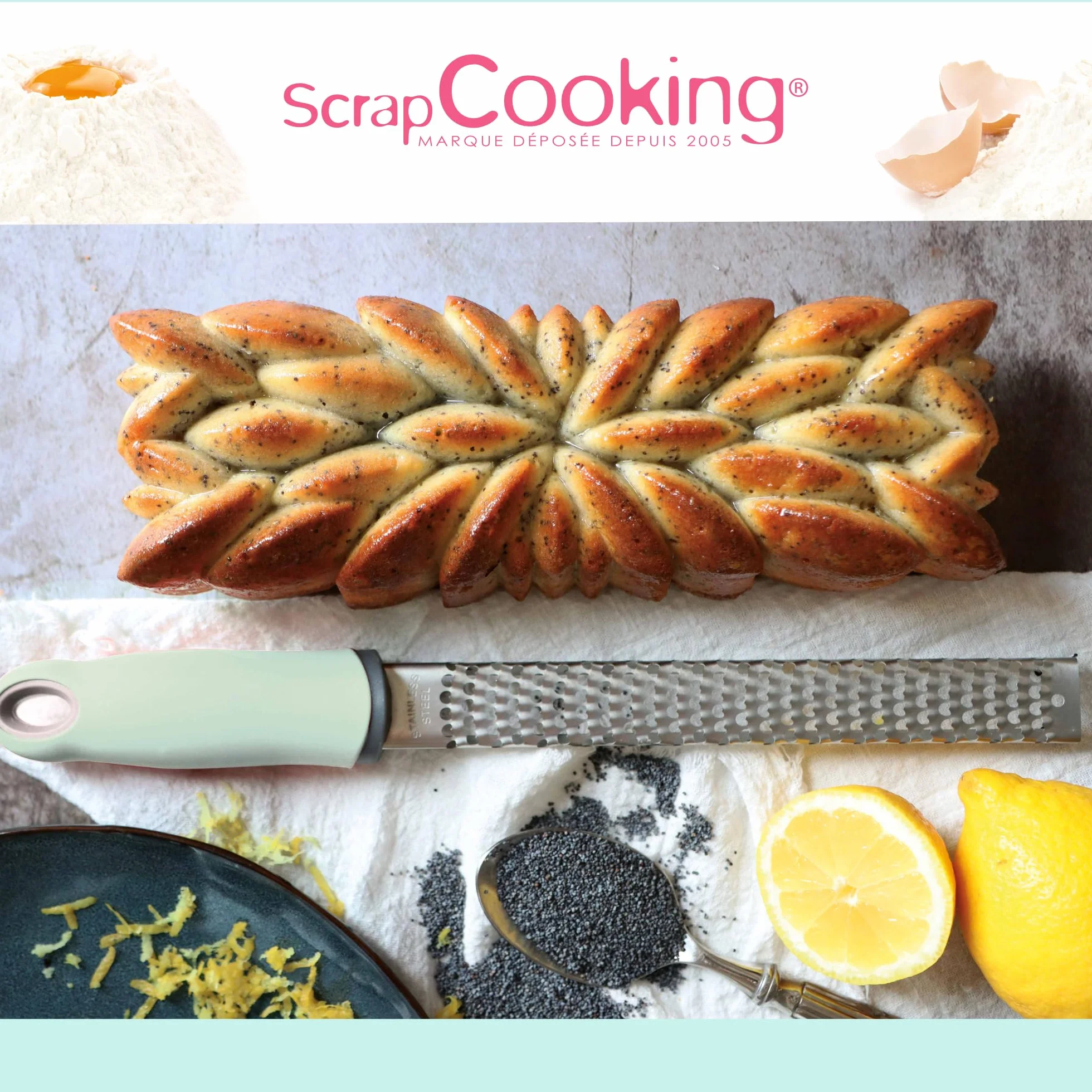 Zesteur Do Zesterów Agrum Cytryny Pomarańczowy Zielony Wodny ScrapCooking