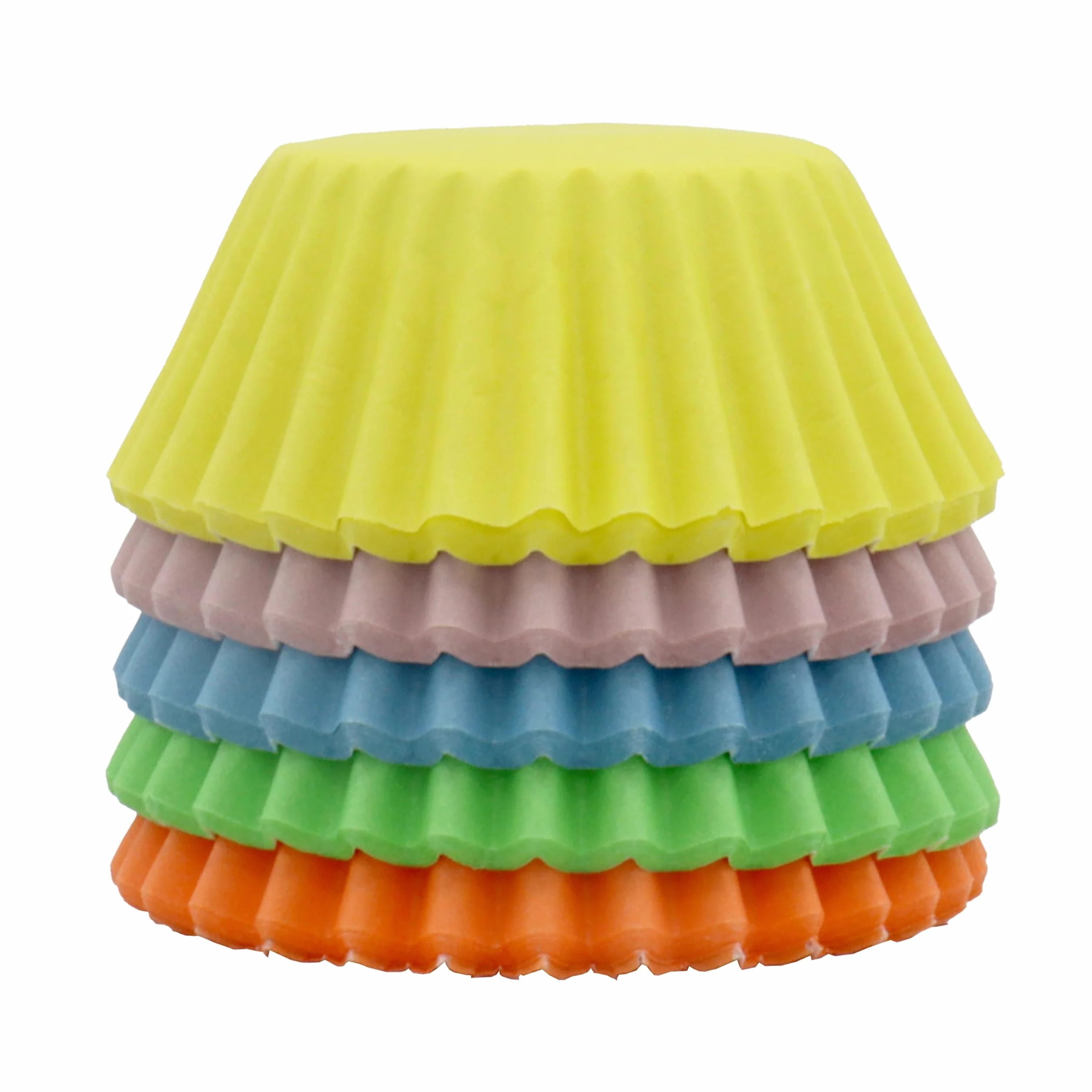 PME Pastelowy papier foremki do pieczenia babeczek mini 100 sztuk