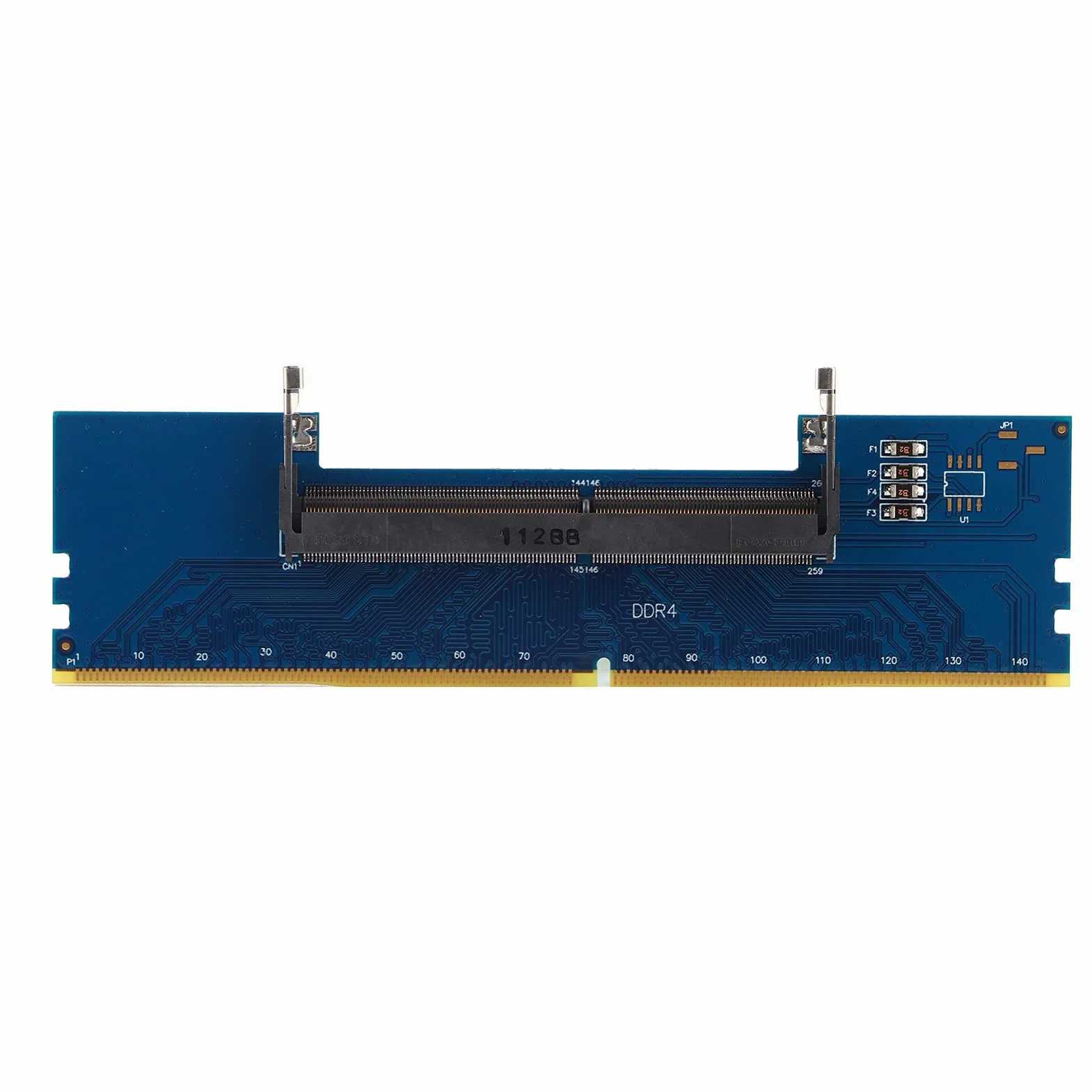 Przenośny Adapter Konwertera Pamięci RAM DDR4 SO DIMM na DIMM, Zabezpieczenie Nadprądowe, Trwały, Profesjonalny Wybór do Adapterów Pamięci RAM